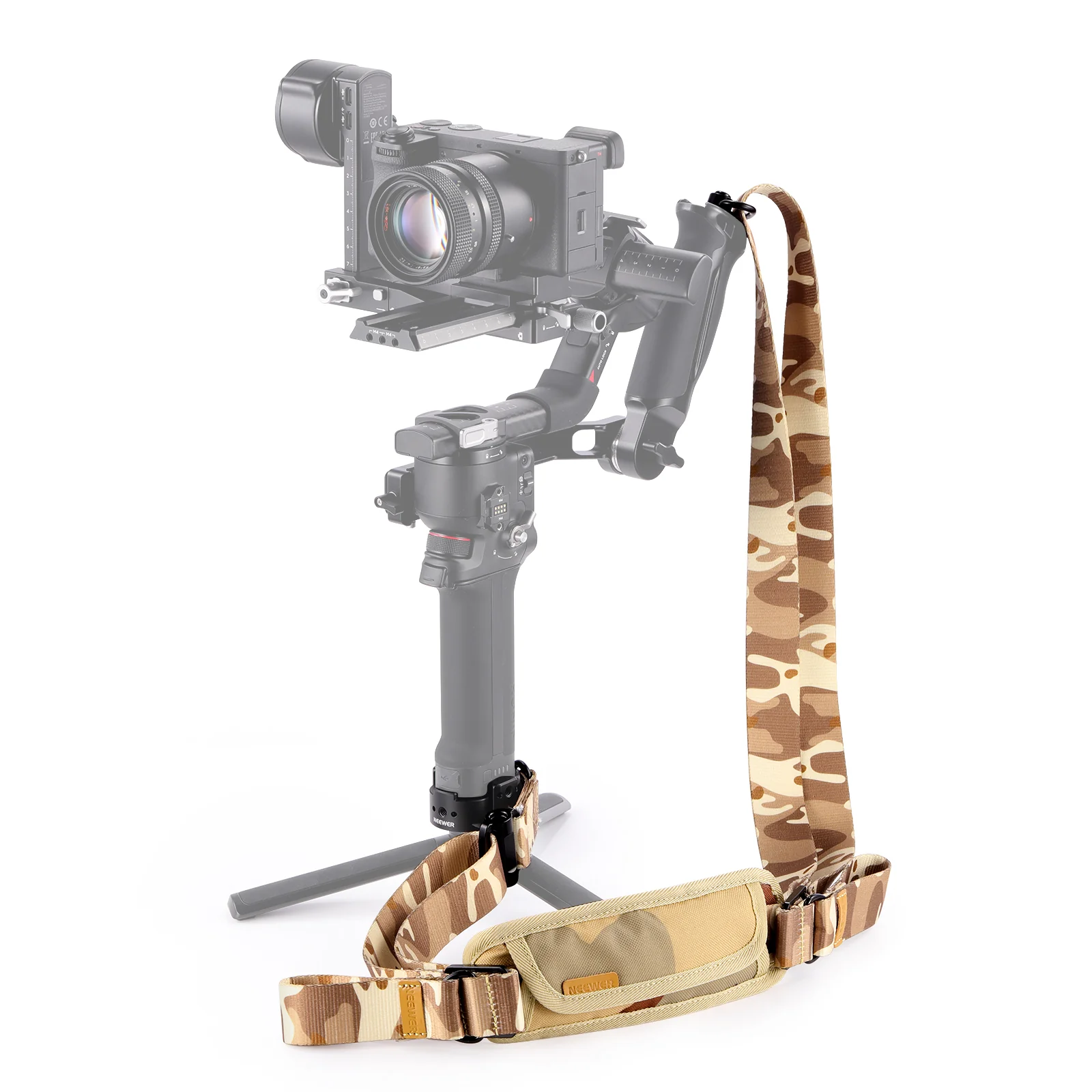 NEEWER GA016 Shoulder Strap for DJI Sling Handle RS4 RS4 Pro RS3 RS3 Pro RS2 - Image 10