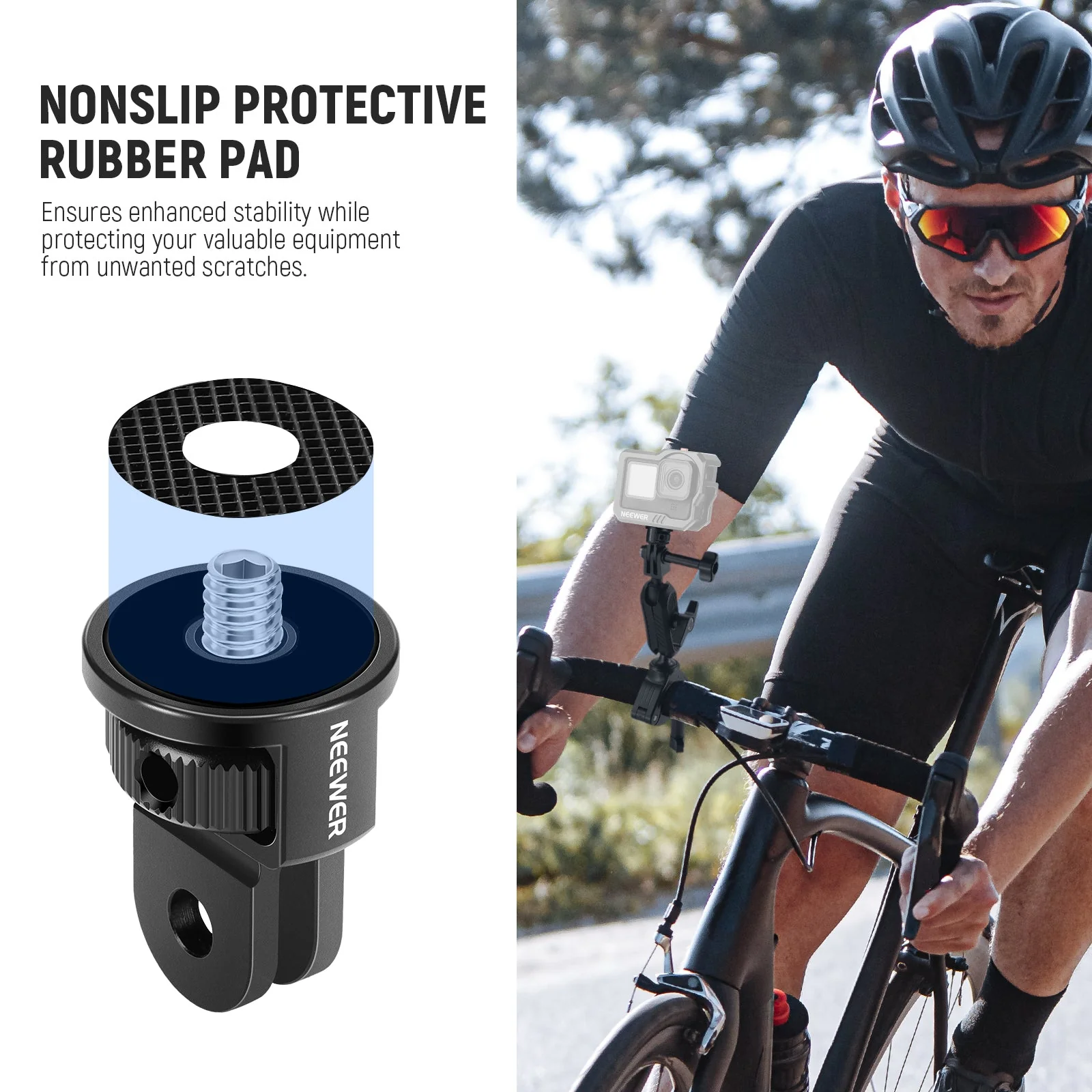 NEEWER GP-7 Action Camera Mount Adapter For GoPro - Image 8