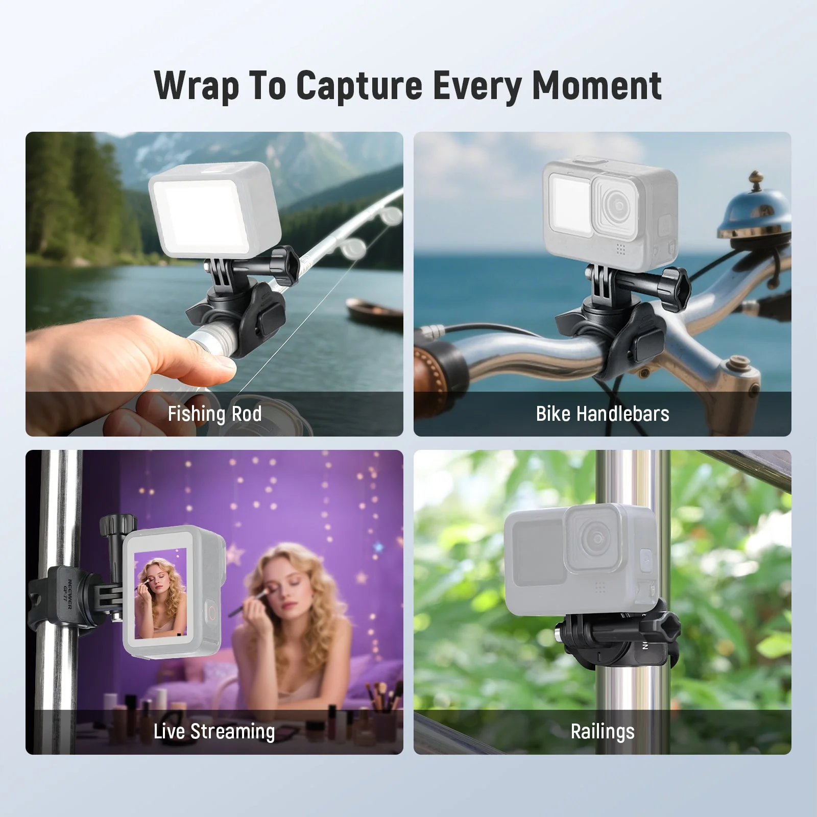 NEEWER GP-77 Camera Flexible Mount Wrap Band - Image 7
