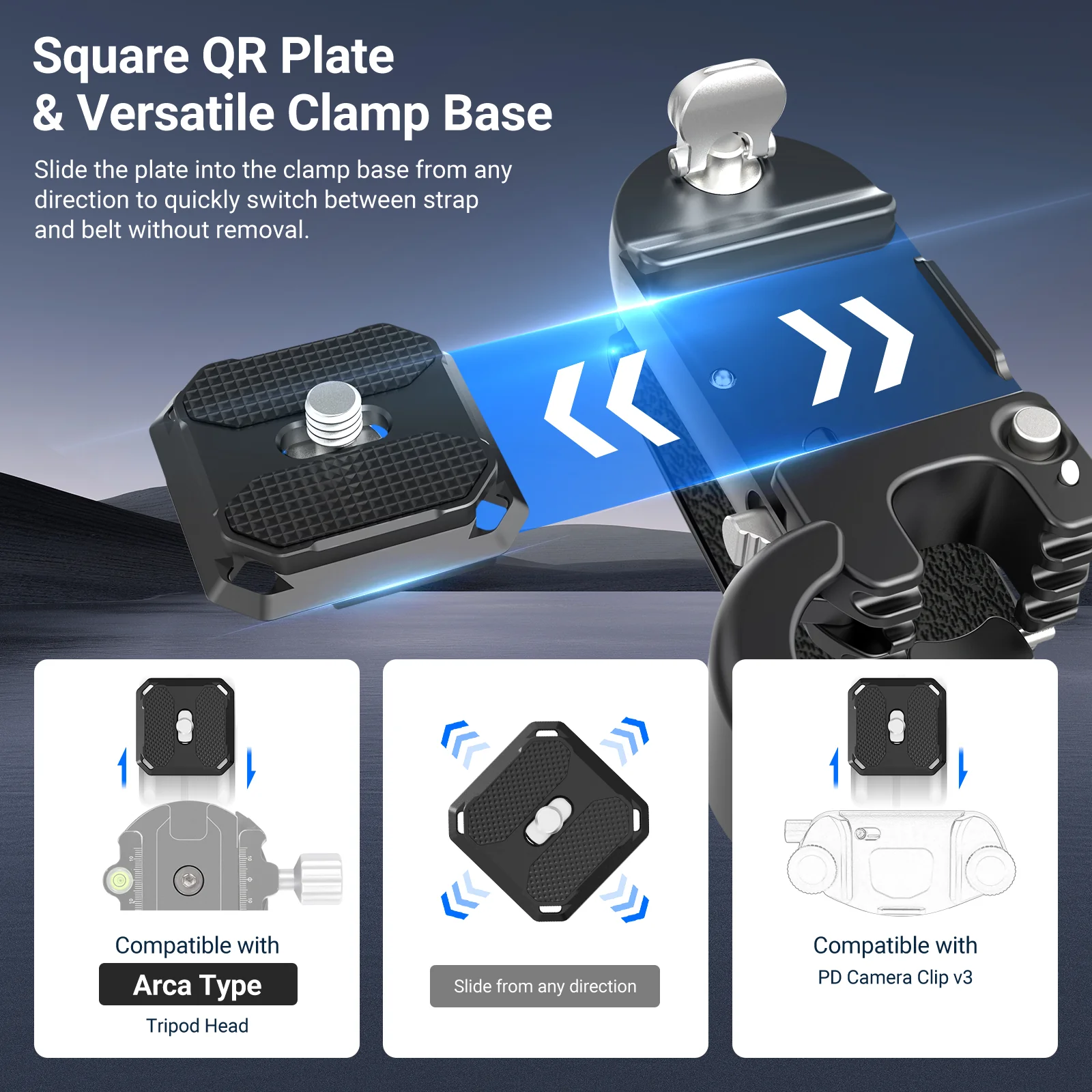 NEEWER GP67 Backpack Camera Clip Mount - Image 2
