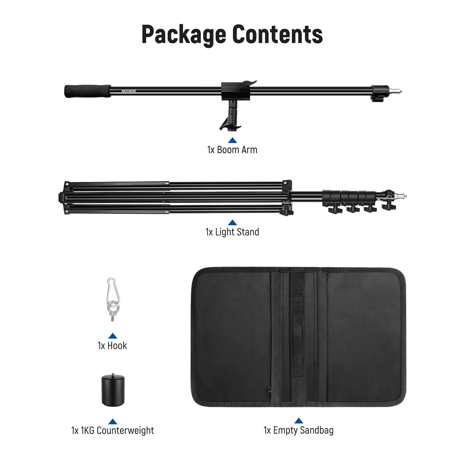 NEEWER 300cm Air Cushioned Light Stand Kit - Image 8
