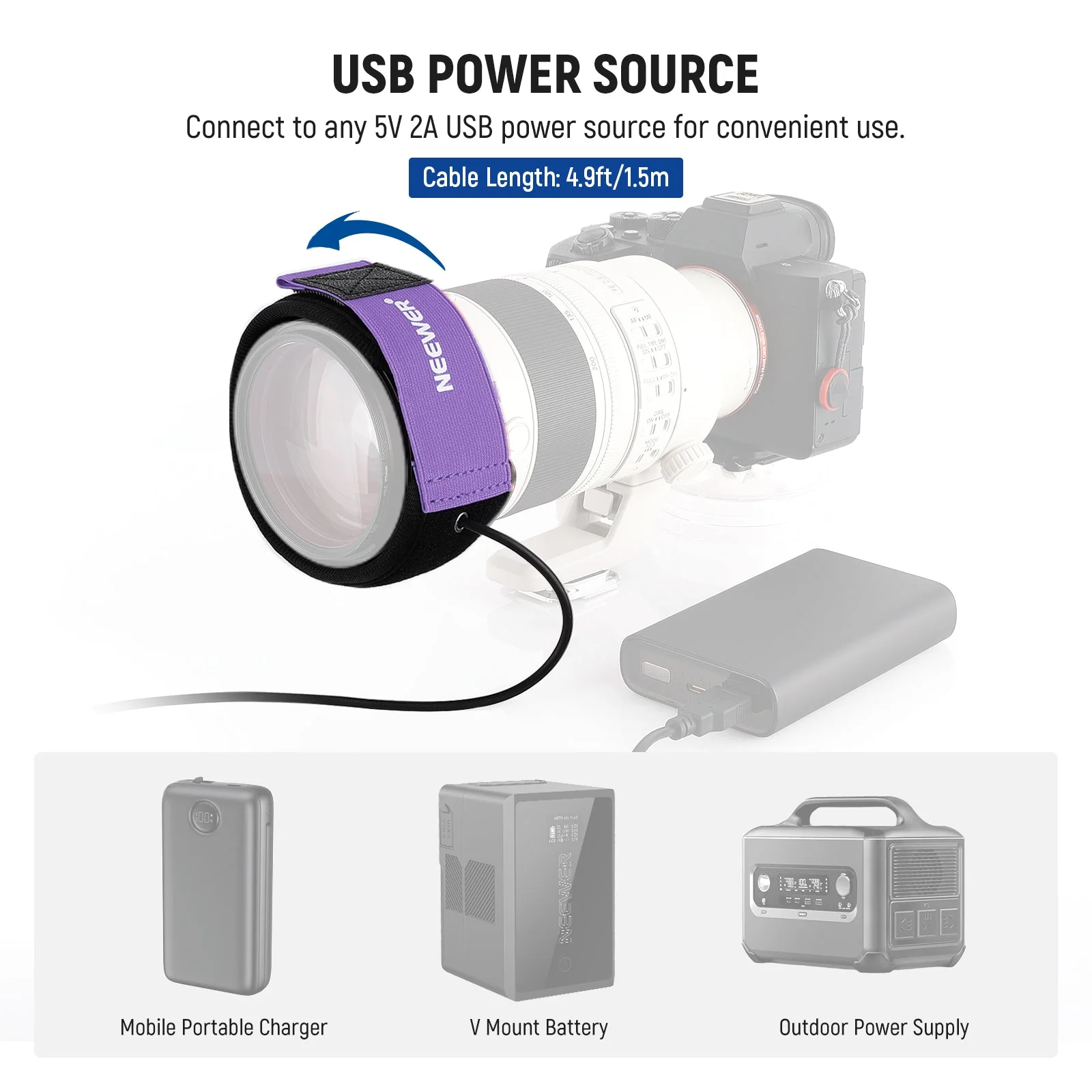 NEEWER HW-28B USB Lens Heater Warmer - Image 3