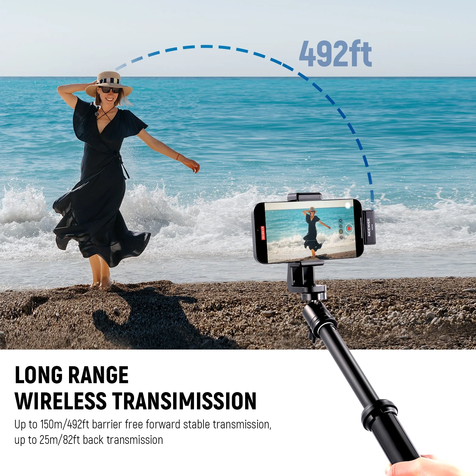 NEEWER KM18 Wireless Button Lavalier Microphone Kit - Image 5