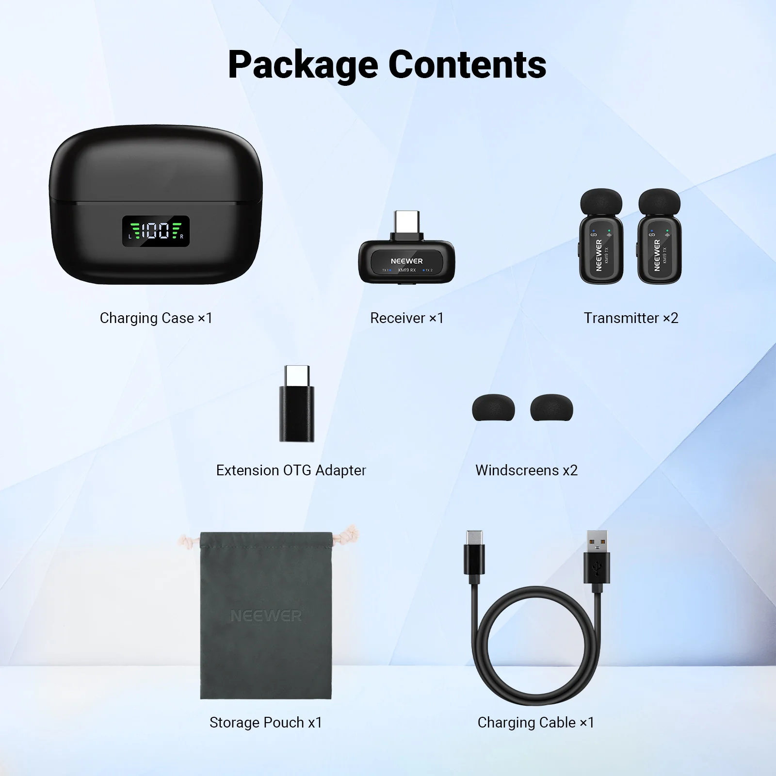 NEEWER KM19 Mini Wireless Lavalier Microphone - Image 18