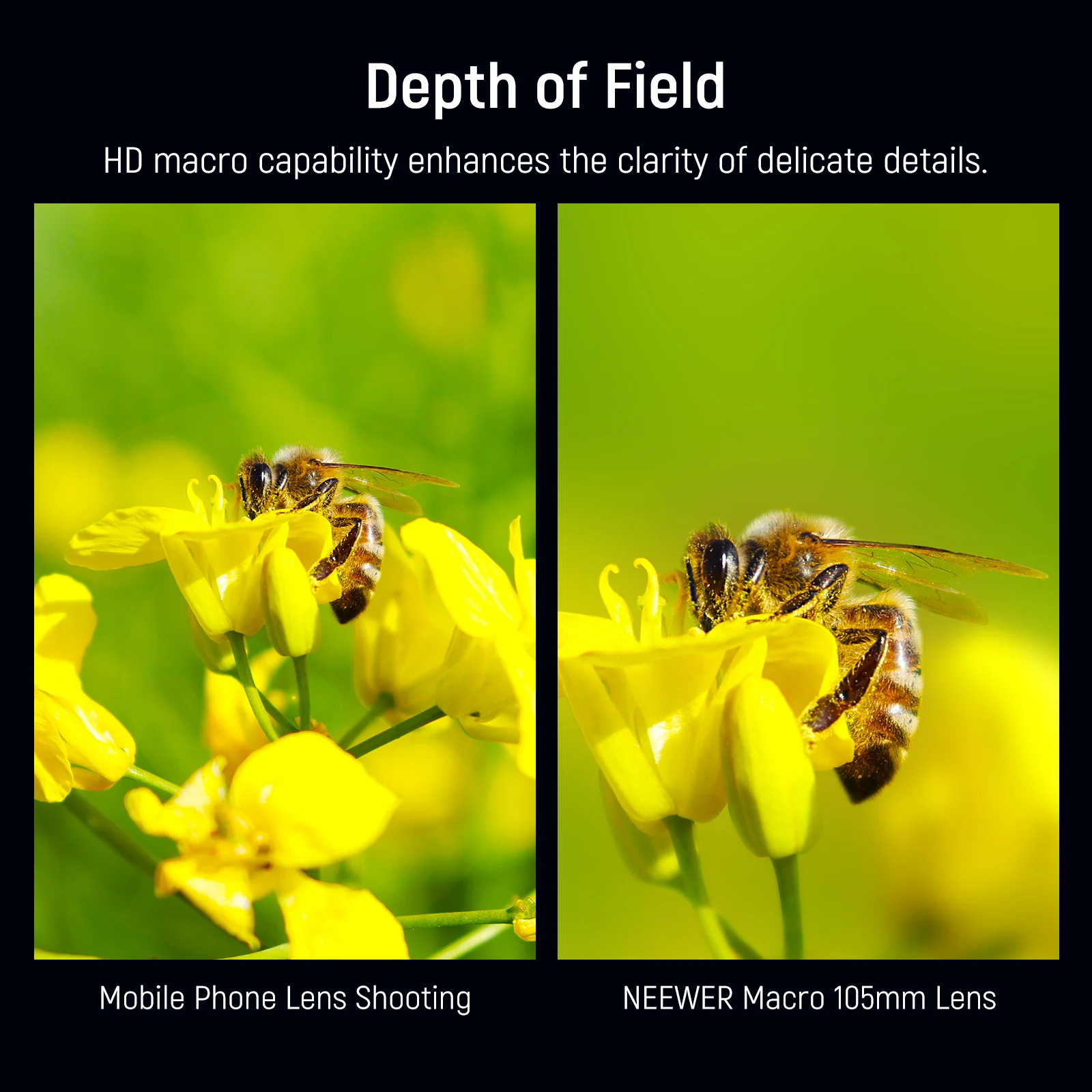 NEEWER LS-26 105mm HD Macro Lens with 17mm Thread - Image 2