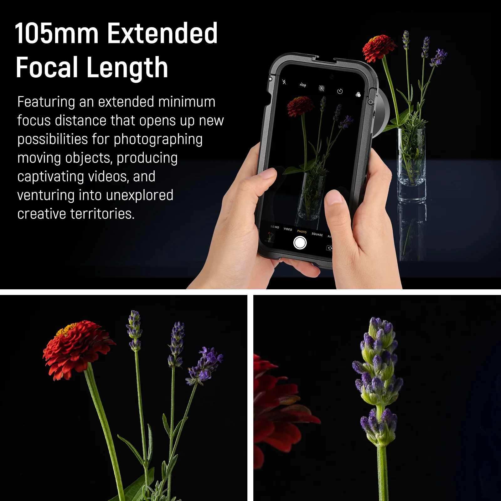 NEEWER LS-26 105mm HD Macro Lens with 17mm Thread - Image 6
