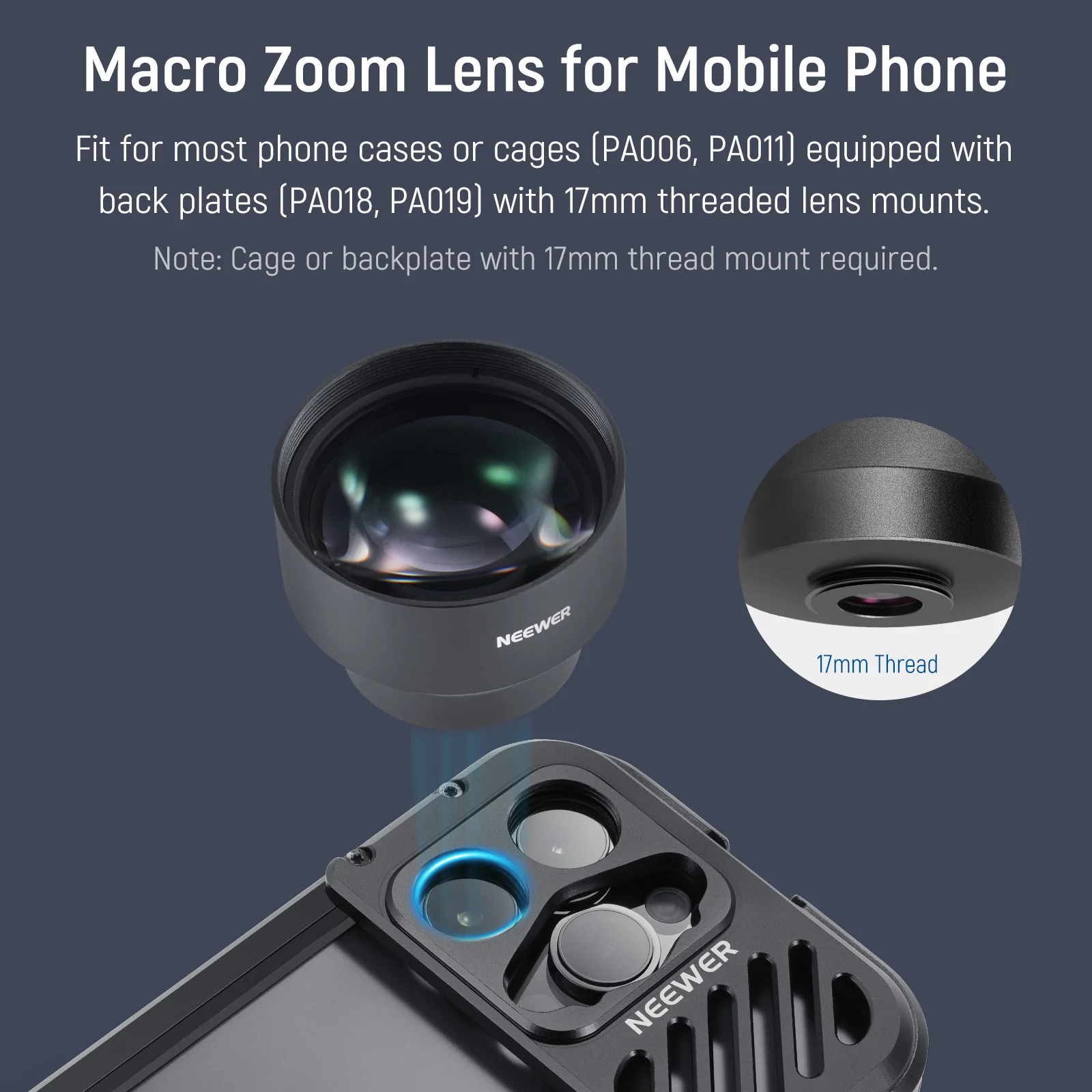 NEEWER LS-26 105mm HD Macro Lens with 17mm Thread - Image 7