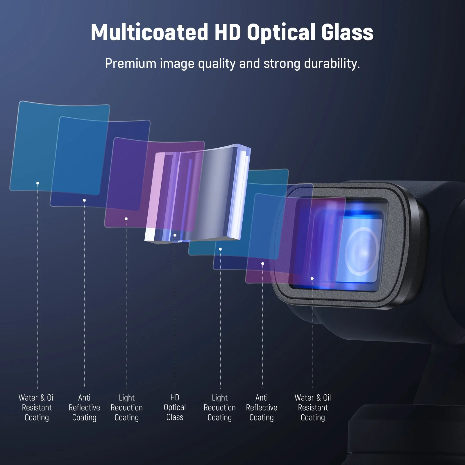 NEEWER LS-44 Pro 1.2X Blue Anamorphic Lens For DJI Osmo Pocket 3 / Pocket 4/ Xtra Muse - Image 6
