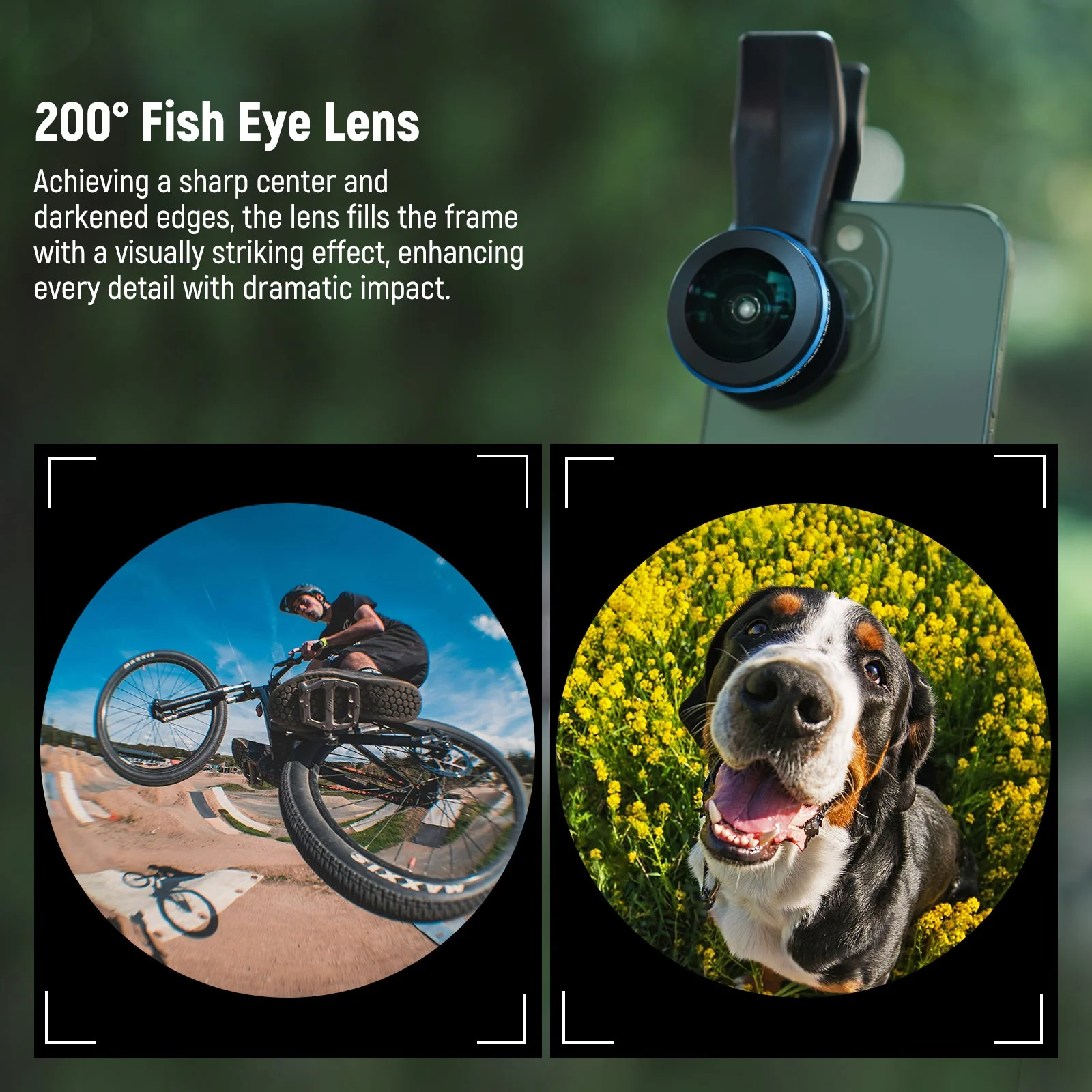 NEEWER LS-57 200° Fish Eye VR Lens with 17mm Thread Phone Lens Clip - Image 5