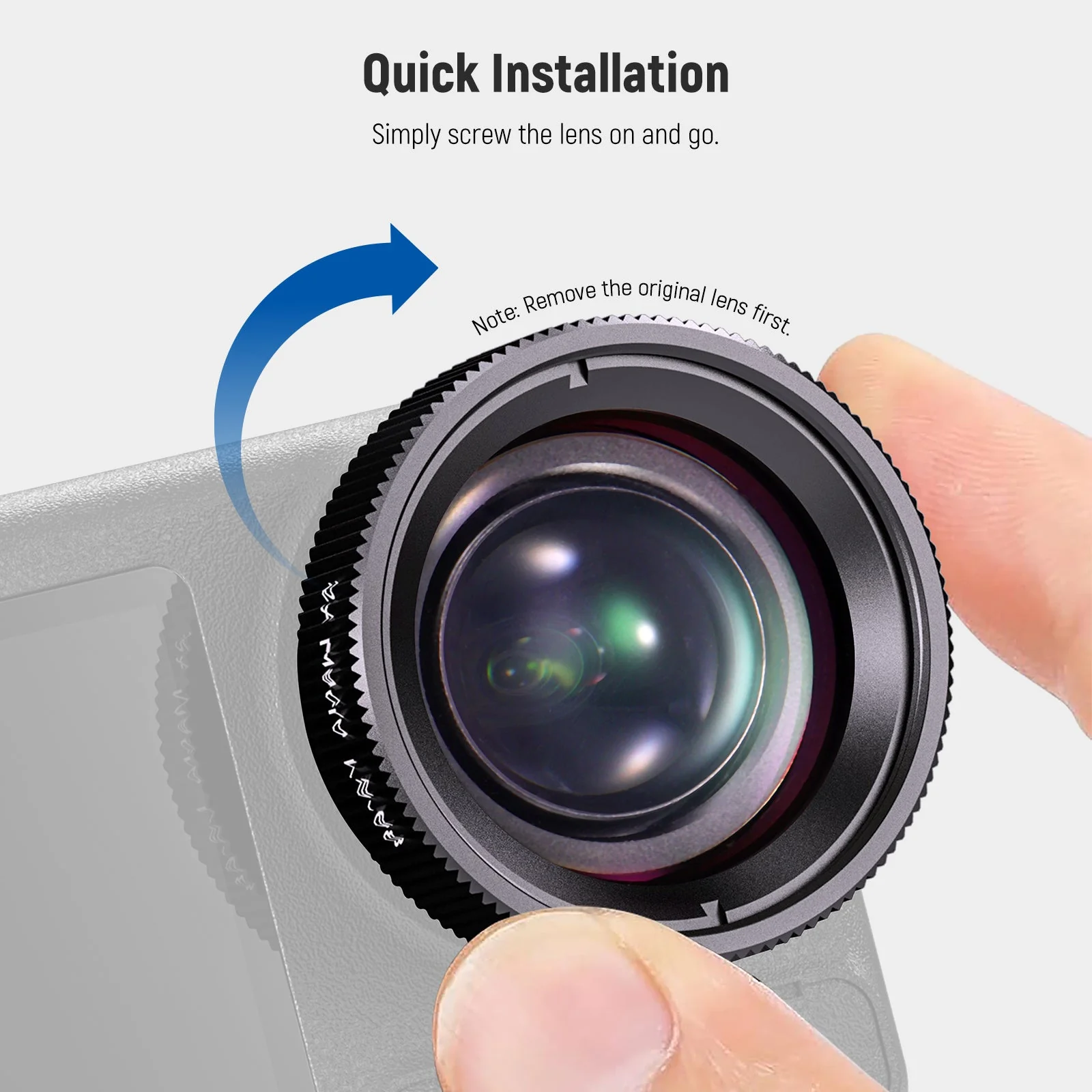 NEEWER LS-68 2X Macro Lens For DJI Osmo Action 5 Pro & Action 4 - Image 5