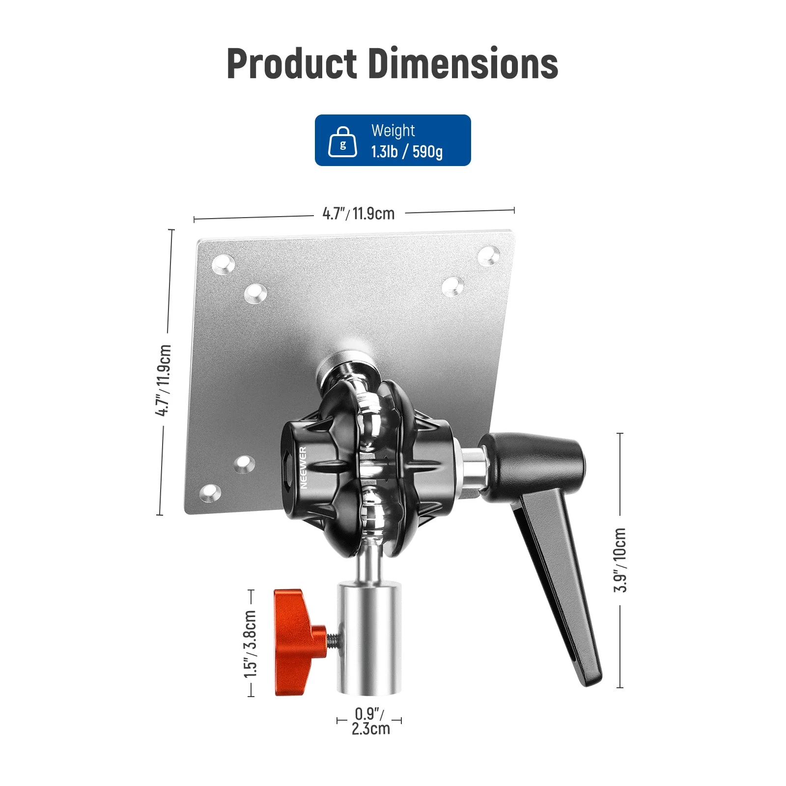 NEEWER MA001/MA003 Monitor Mount Adapter with VESA Mount - Image 9