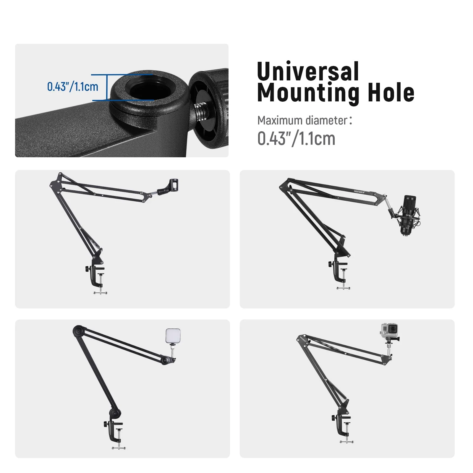 NEEWER Metal C ClampTable Mount - Image 6