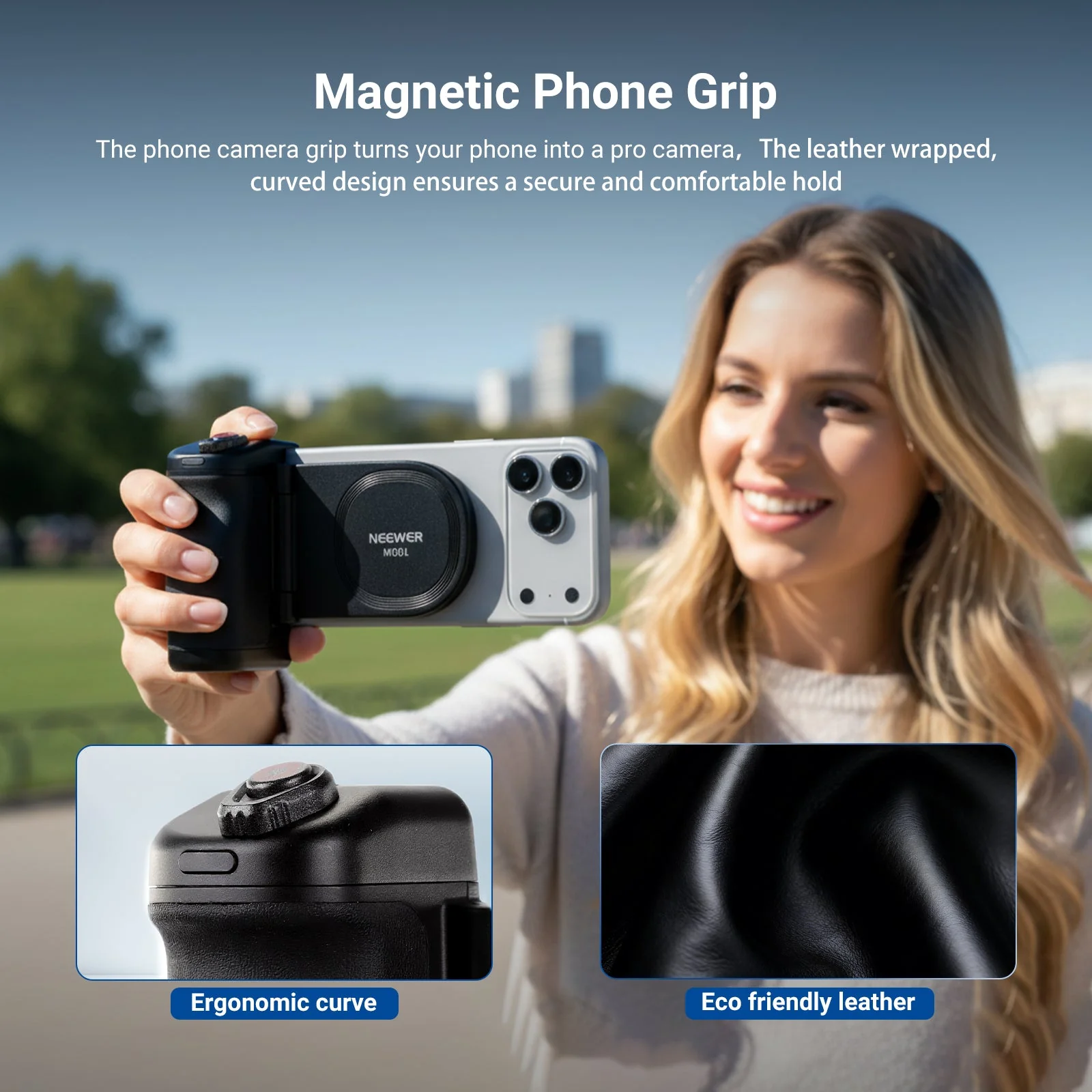 NEEWER MG01 Magnetic Phone Camera Grip - Image 5