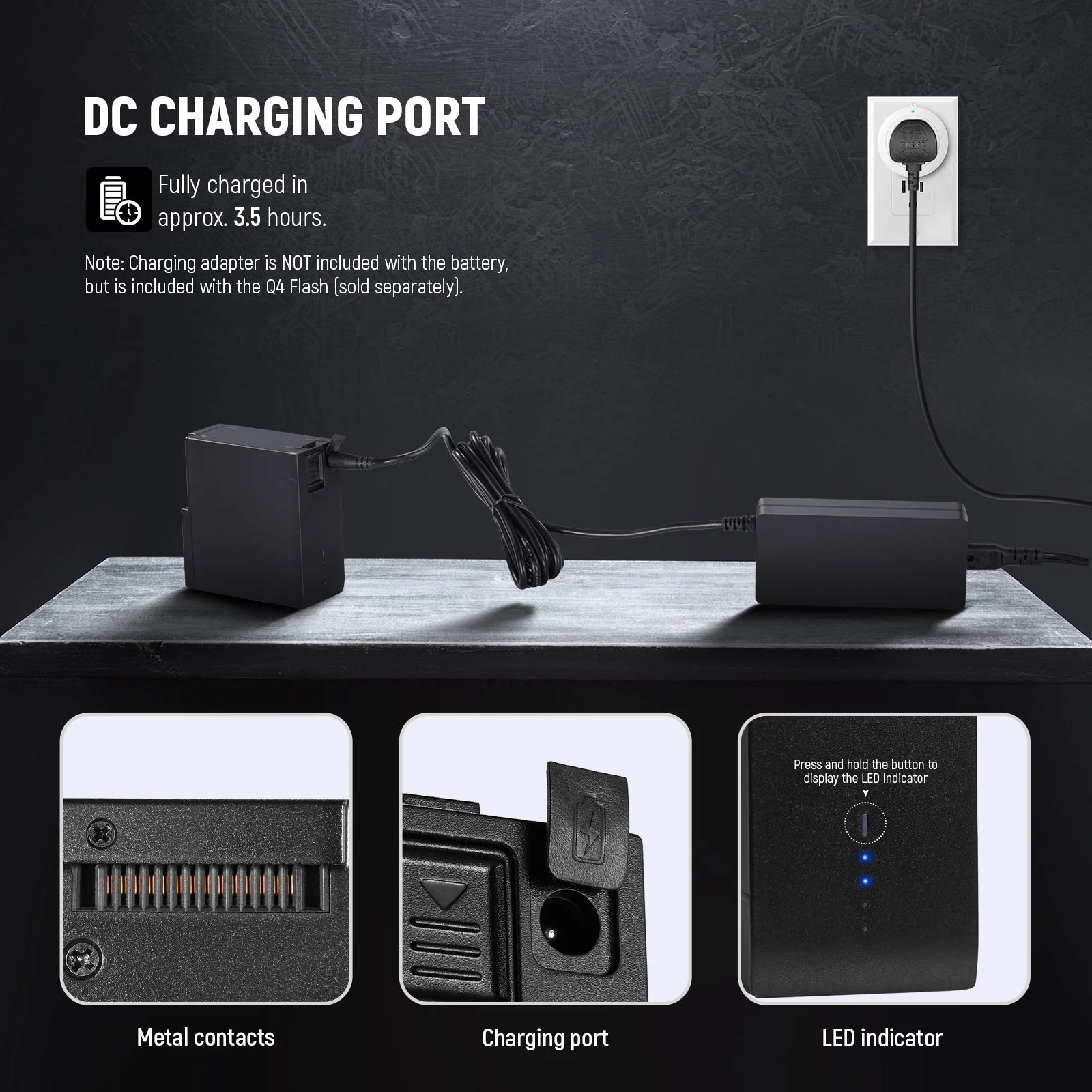 NEEWER NB-Q4 Q4/Q4PRO Battery Pack - Image 4