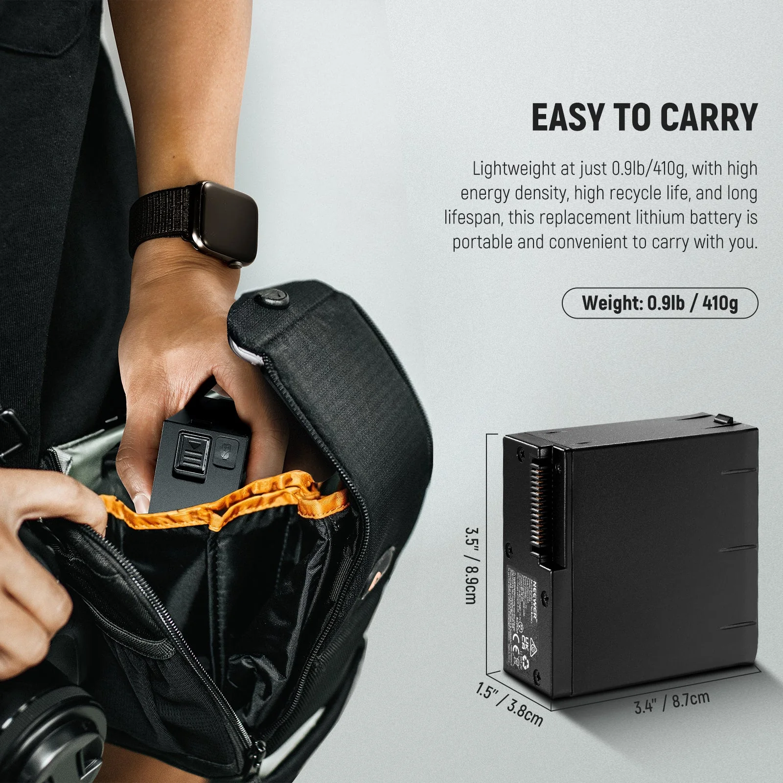 NEEWER NB-Q4 Q4/Q4PRO Battery Pack - Image 5