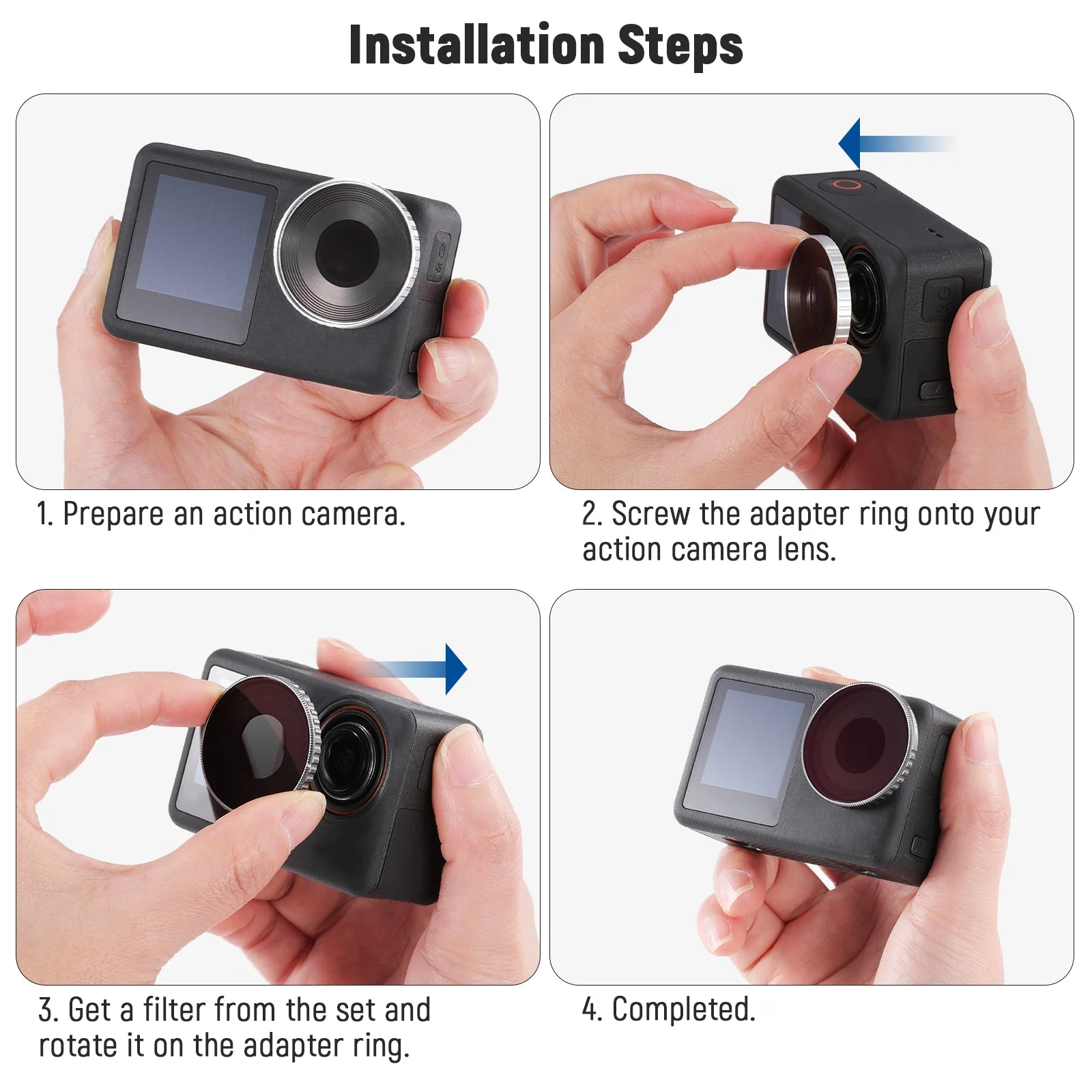 NEEWER ND/CPL Filter Set For DJI Osmo Action 3 - Image 8