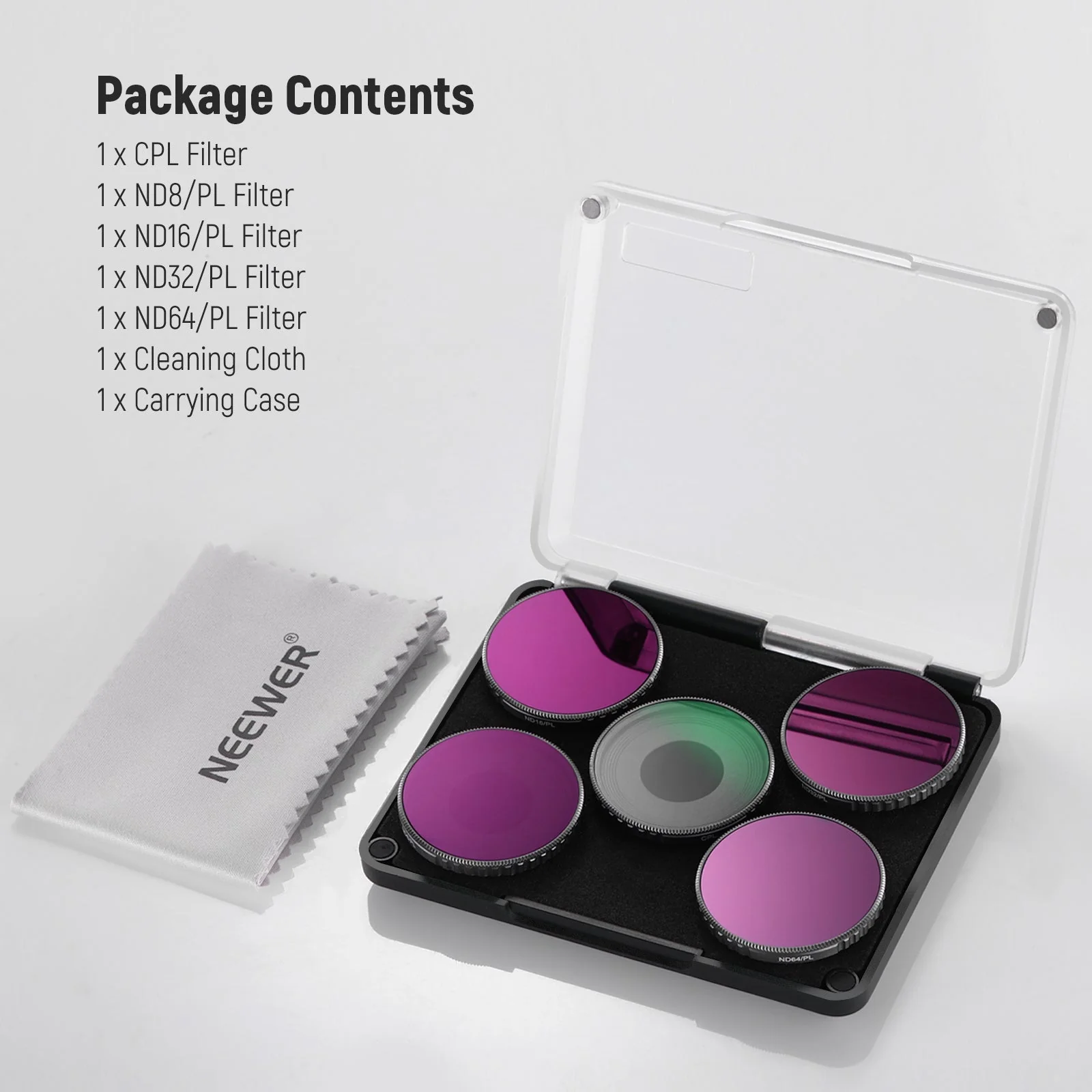 NEEWER ND/CPL Filter Set For DJI Osmo Action 3 - Image 9