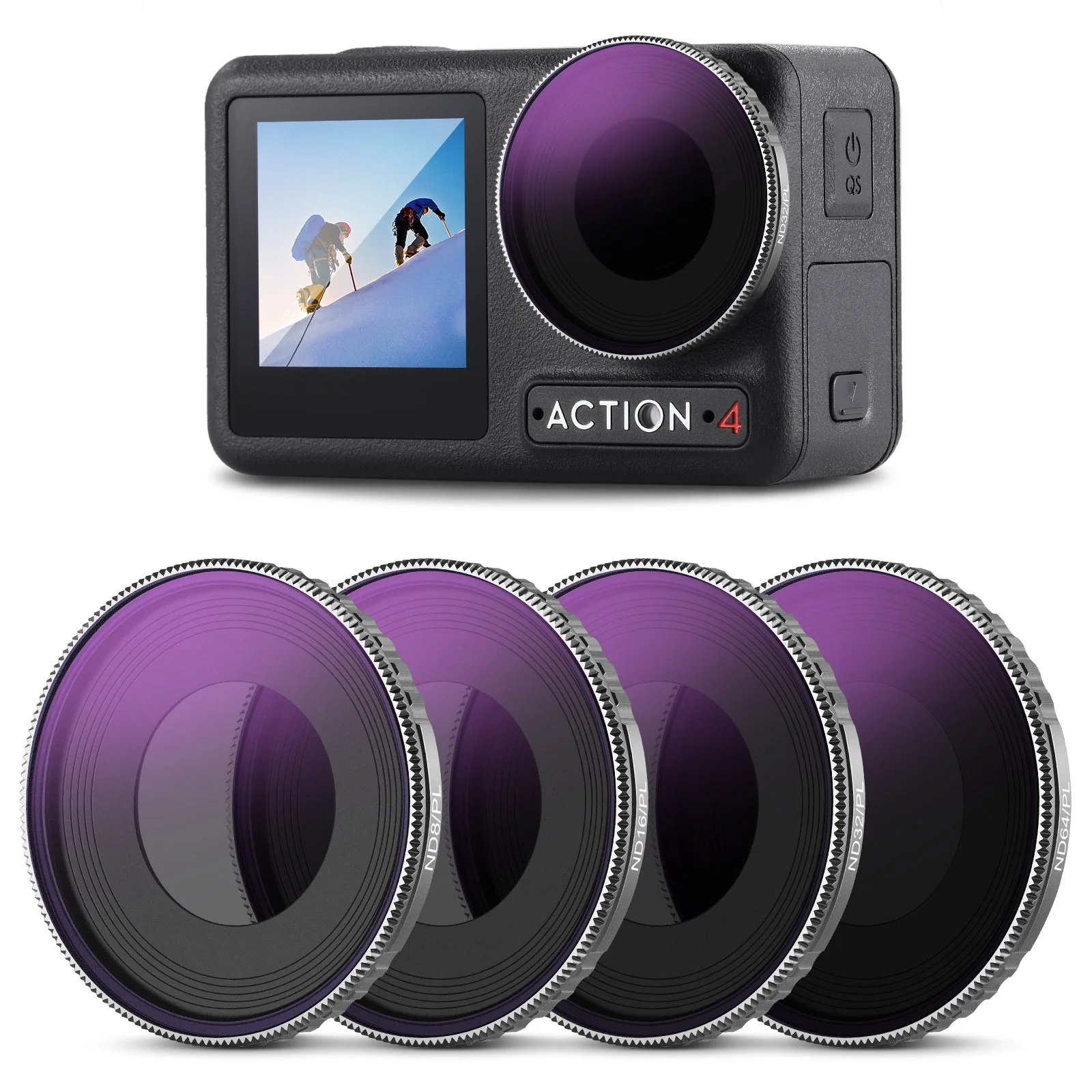 NEEWER ND/PL Filters Set for DJI Osmo Action 5 Pro/4