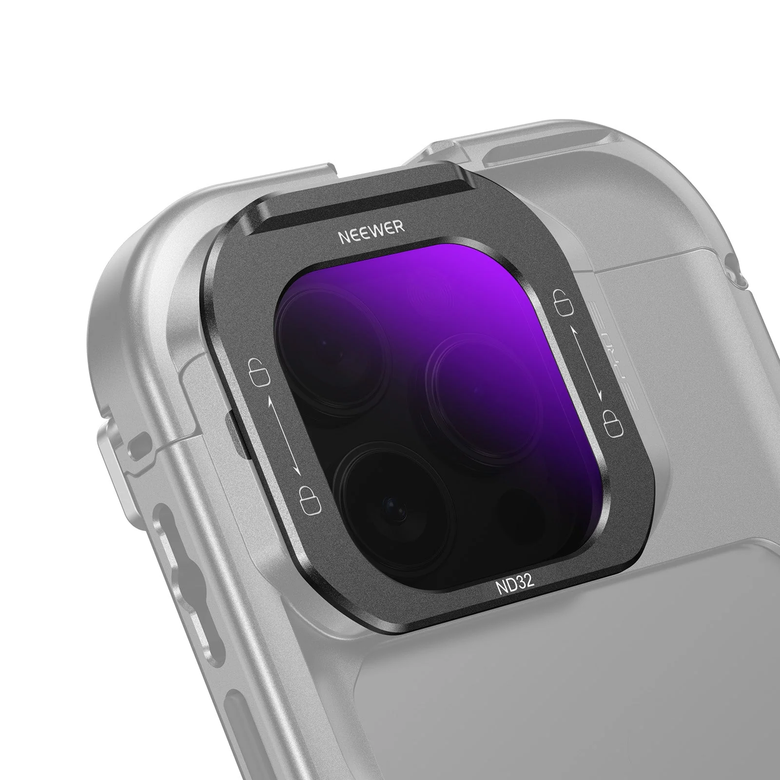 NEEWER ND8/ND16/ND32/ND64 Phone Lens Filter For iPhone PA073/PA074 Cage - Image 9