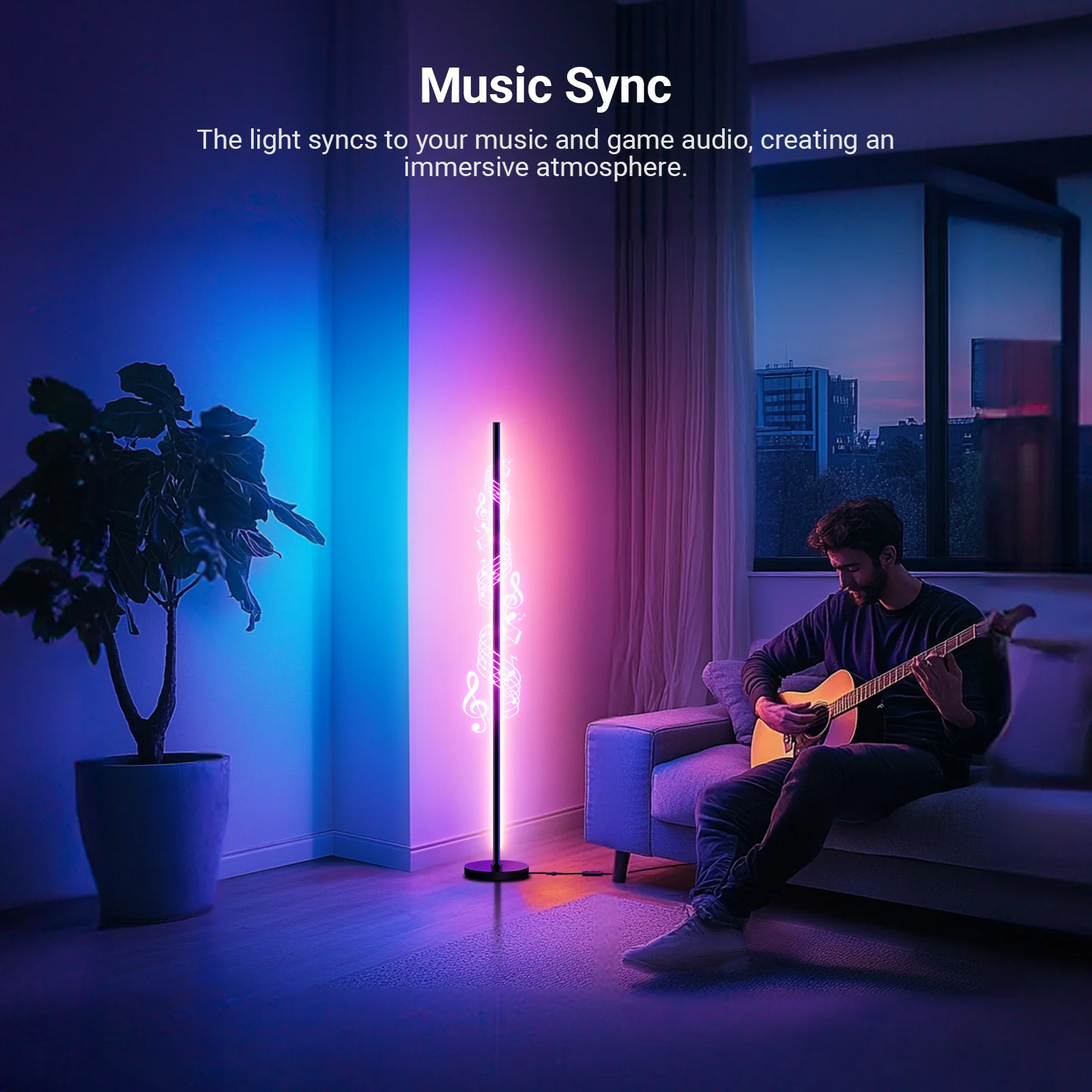 NEEWER NF04 1000lm RGB IC W Smart Floor Lamp - Image 9