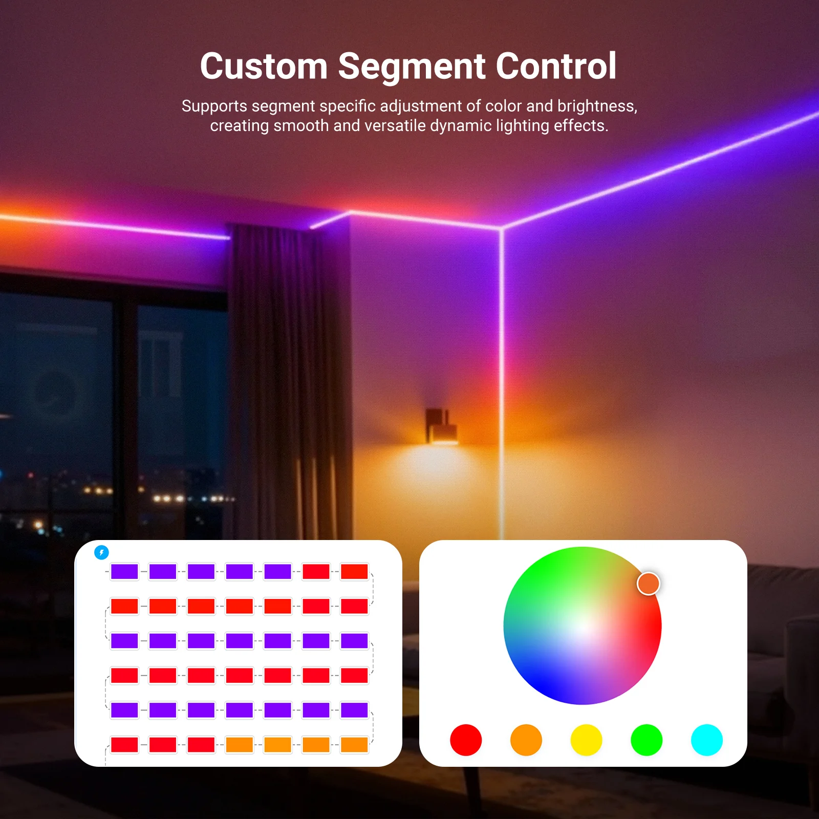 NEEWER NS01 Front Lit RGB LED Strip Light - Image 9