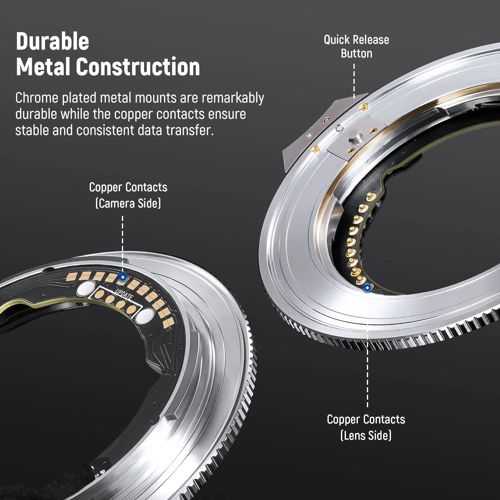 NEEWER NW-ETZ Camera Autofocus Adapter Ring for Nikon - Image 3