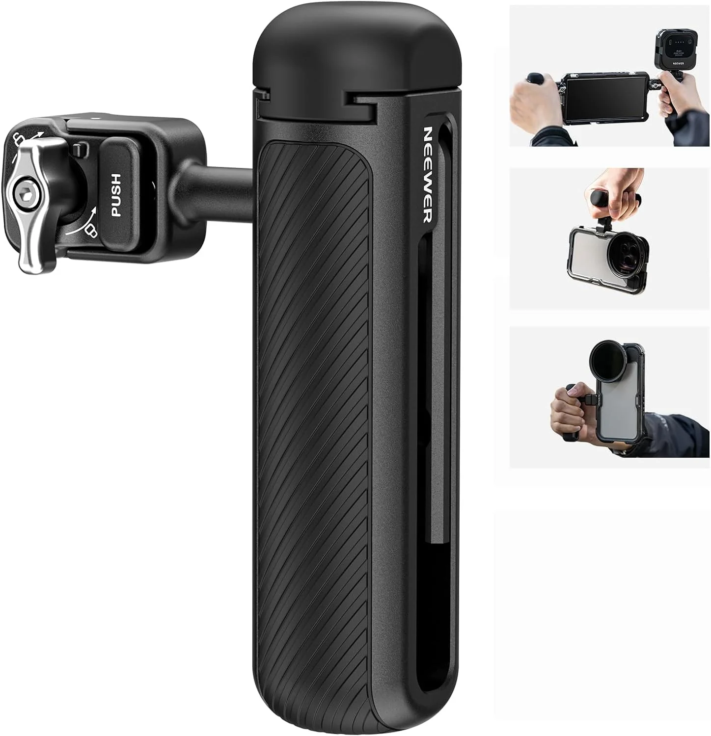 NEEWER PA045 Quick Release Phone Cage Side Handle - Image 10