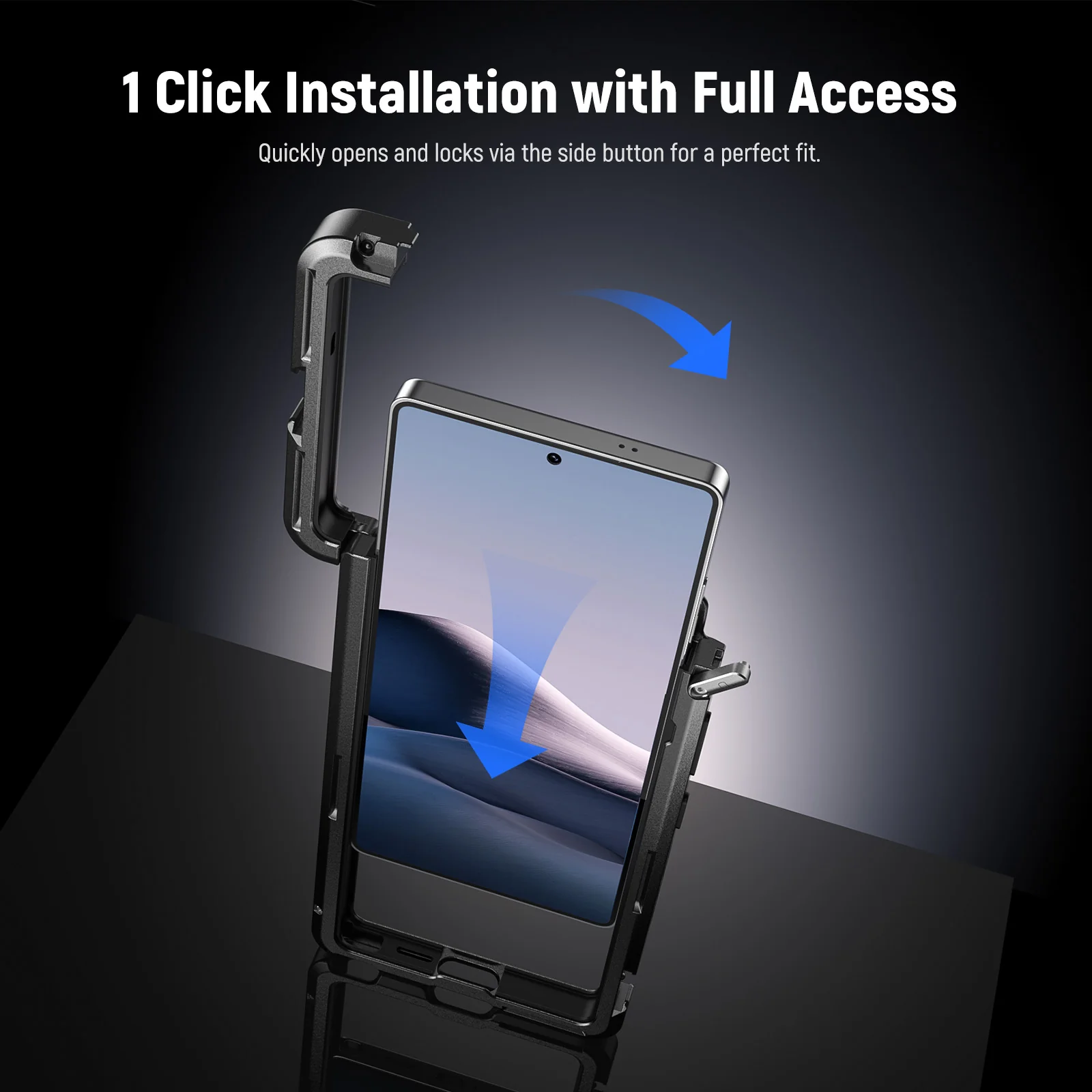 NEEWER PA082 Phone Cage For SAMSUNG S25 Ultra with 67mm Filter/17mm/T Mount Adapters - Image 10