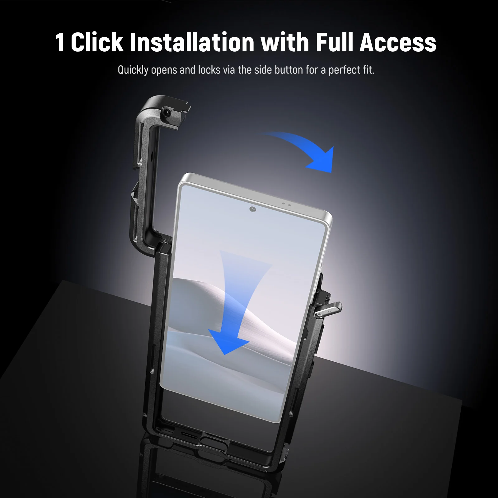 NEEWER PA082 Phone Cage For SAMSUNG S25 Ultra with 67mm Filter/17mm/T Mount Adapters - Image 22