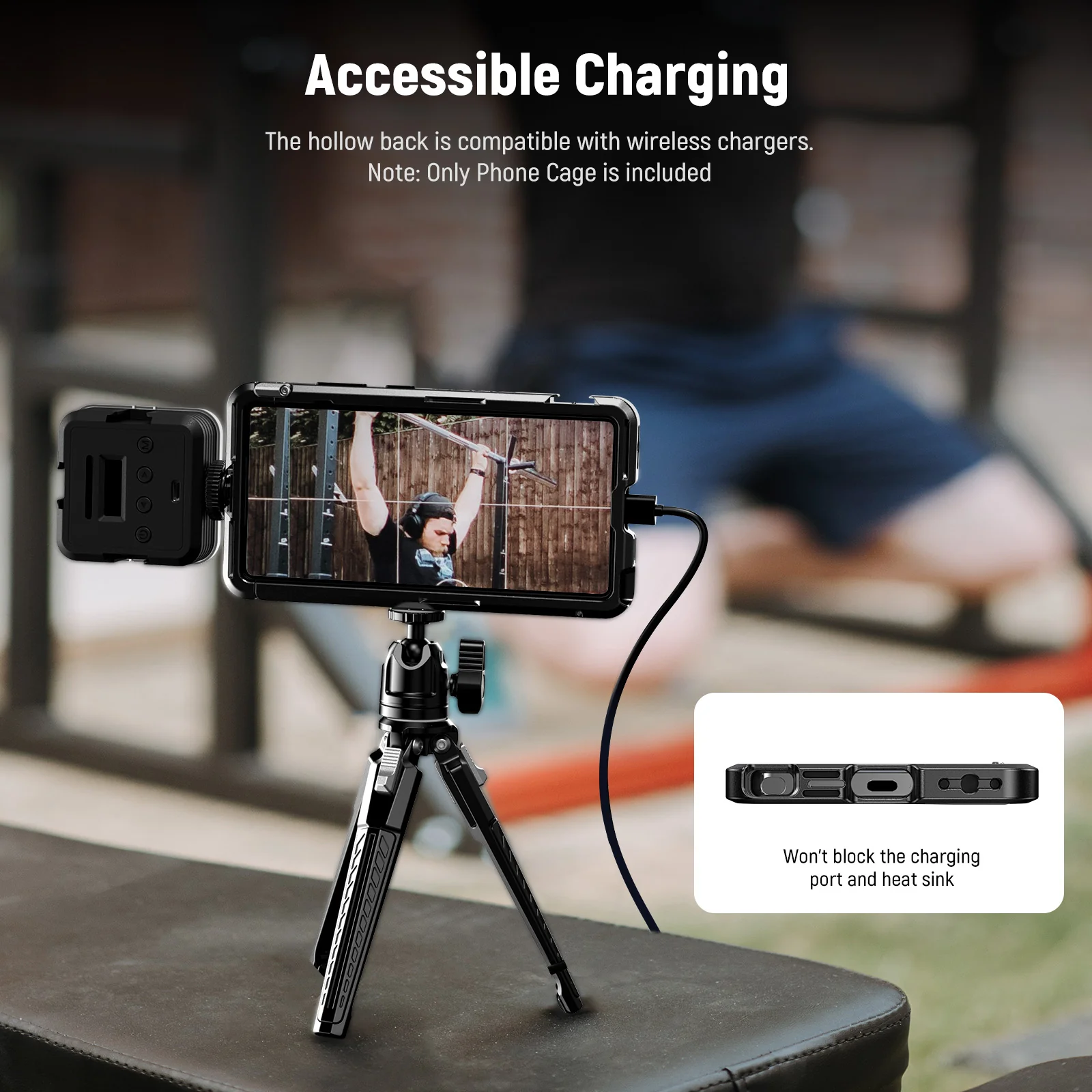 NEEWER PA082 Phone Cage For SAMSUNG S25 Ultra with 67mm Filter/17mm/T Mount Adapters - Image 5