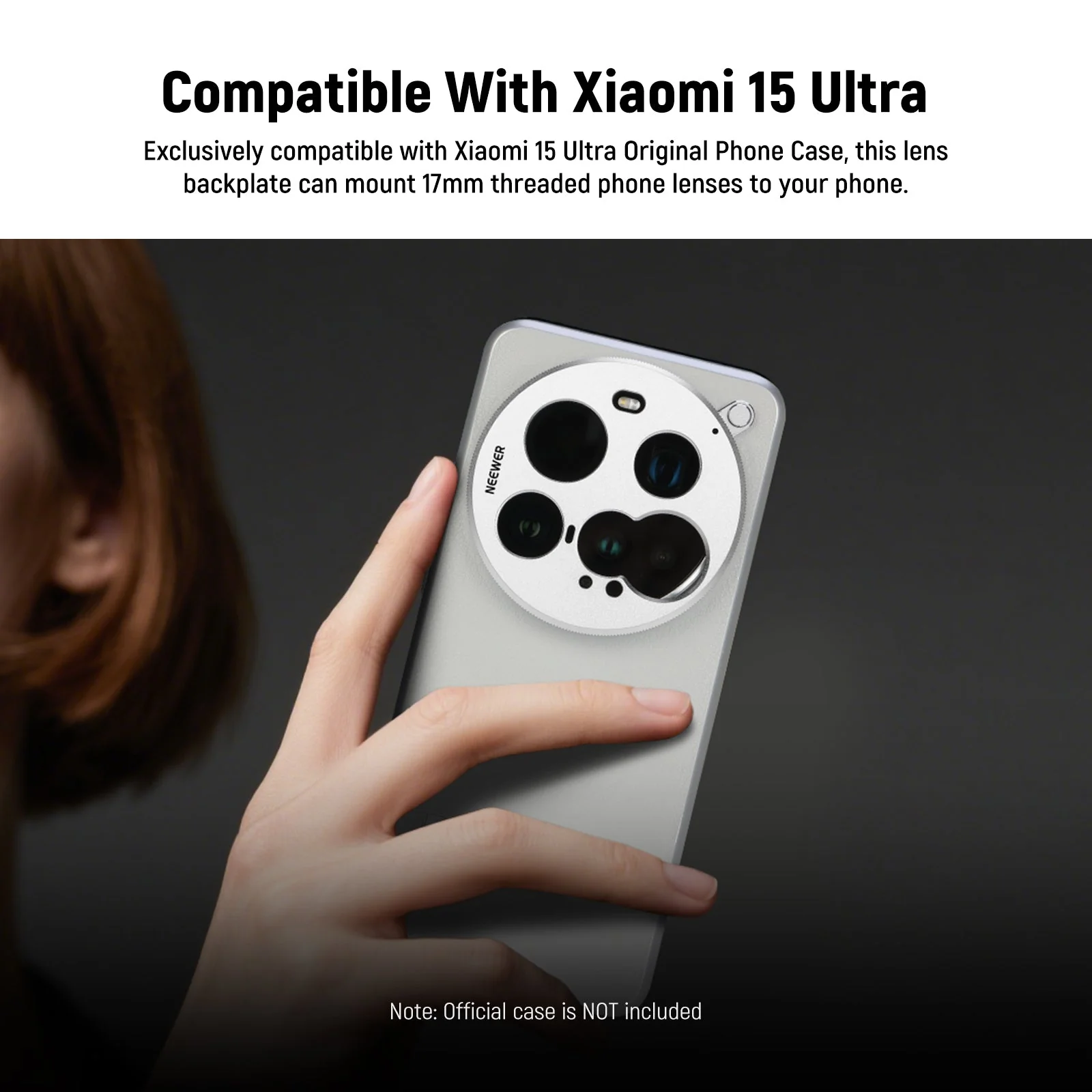 NEEWER PA111 Lens Backplate for Xiaomi 15 Ultra - Image 14