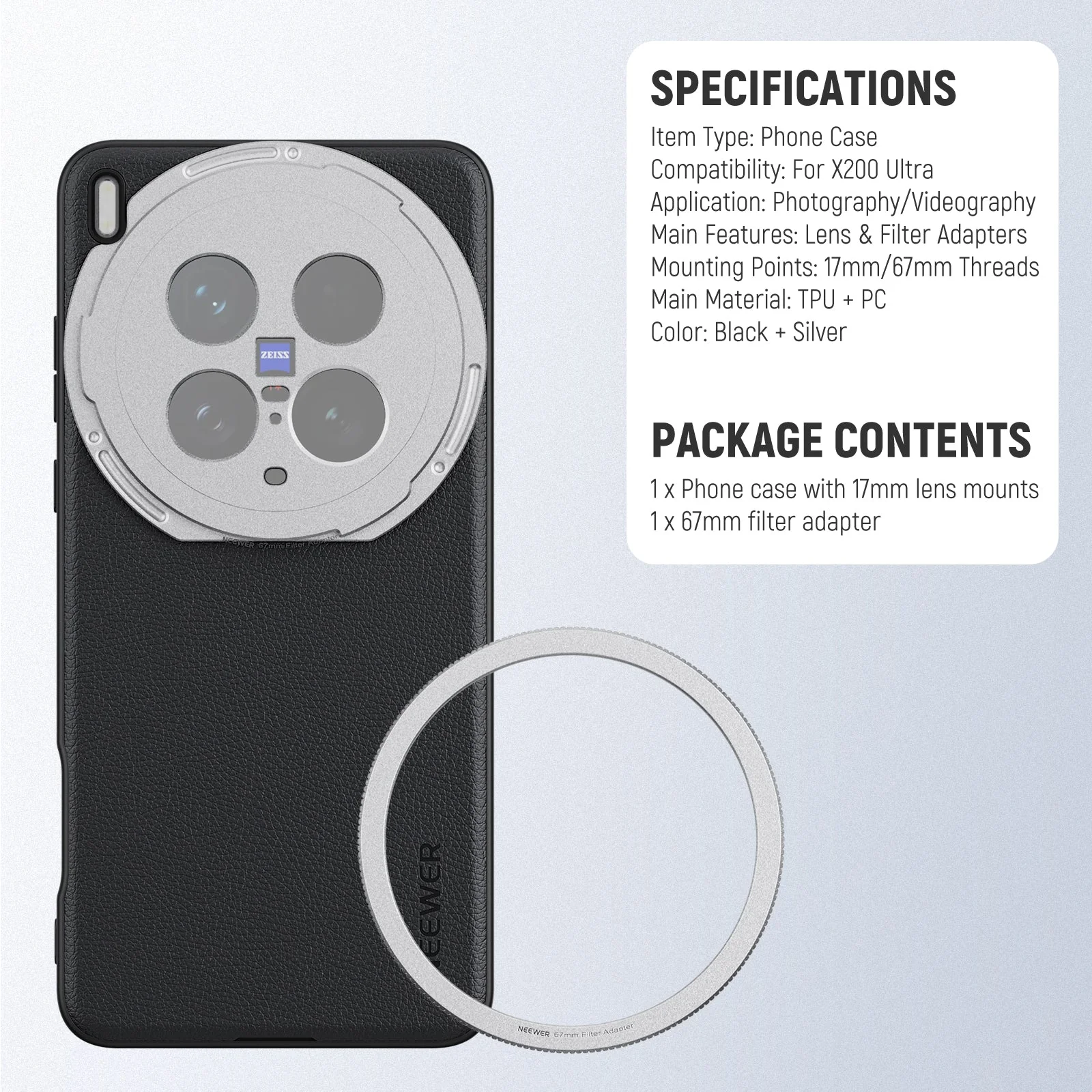 NEEWER PA114/PA115 Phone Case For VIVO X200 Ultra/Pro - Image 8