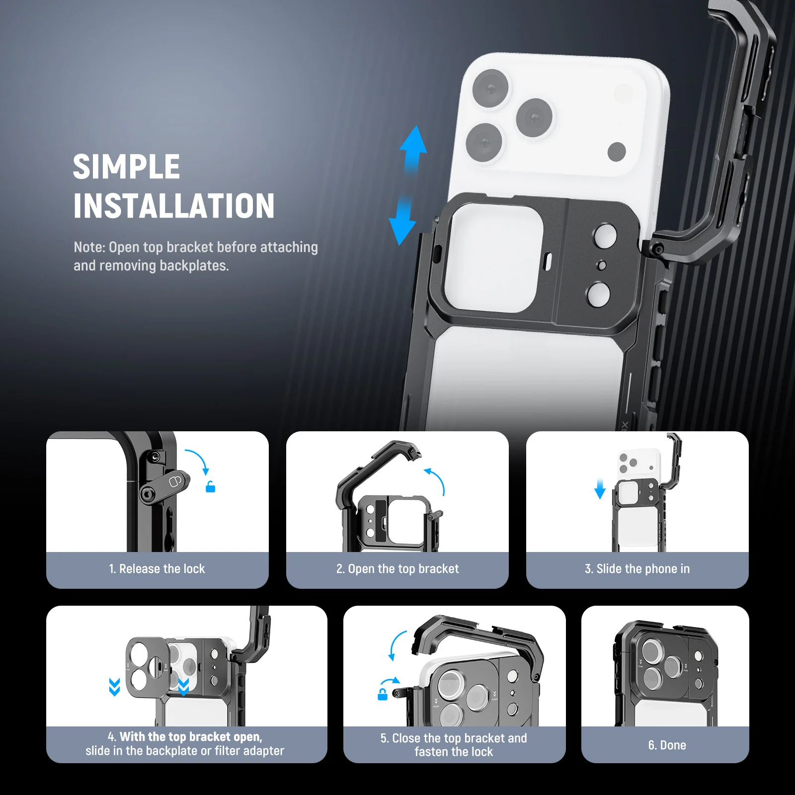 NEEWER PA143/PA144 Phone Cage Compatible with iPhone 17 Pro/Pro Max - Image 10