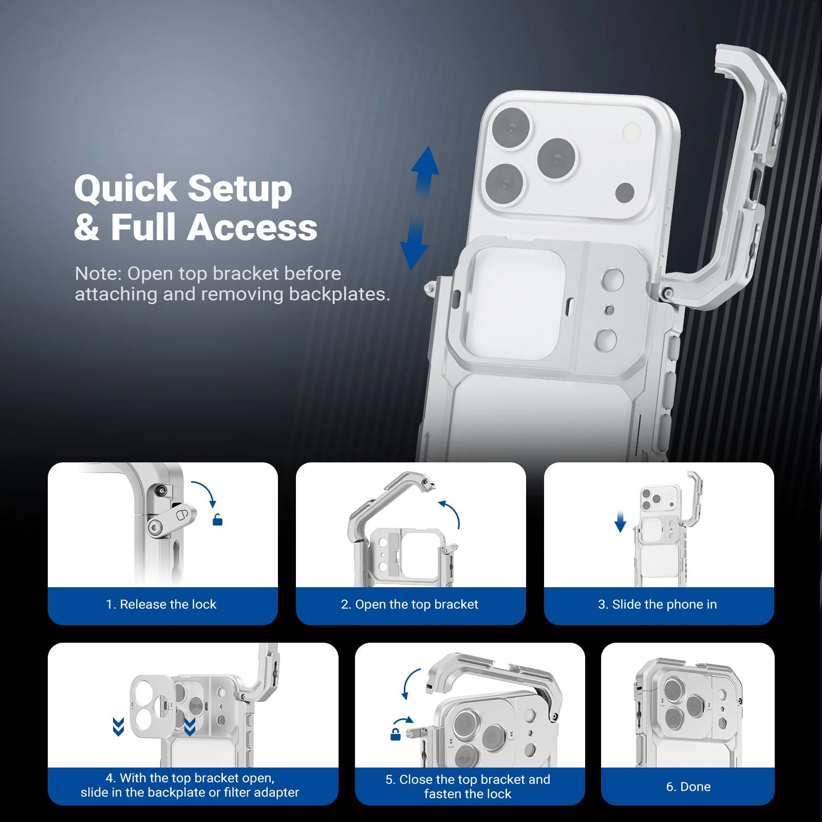 NEEWER PA143/PA144 Phone Cage Kit Compatible with iPhone 17 Pro/Pro Max - Image 3