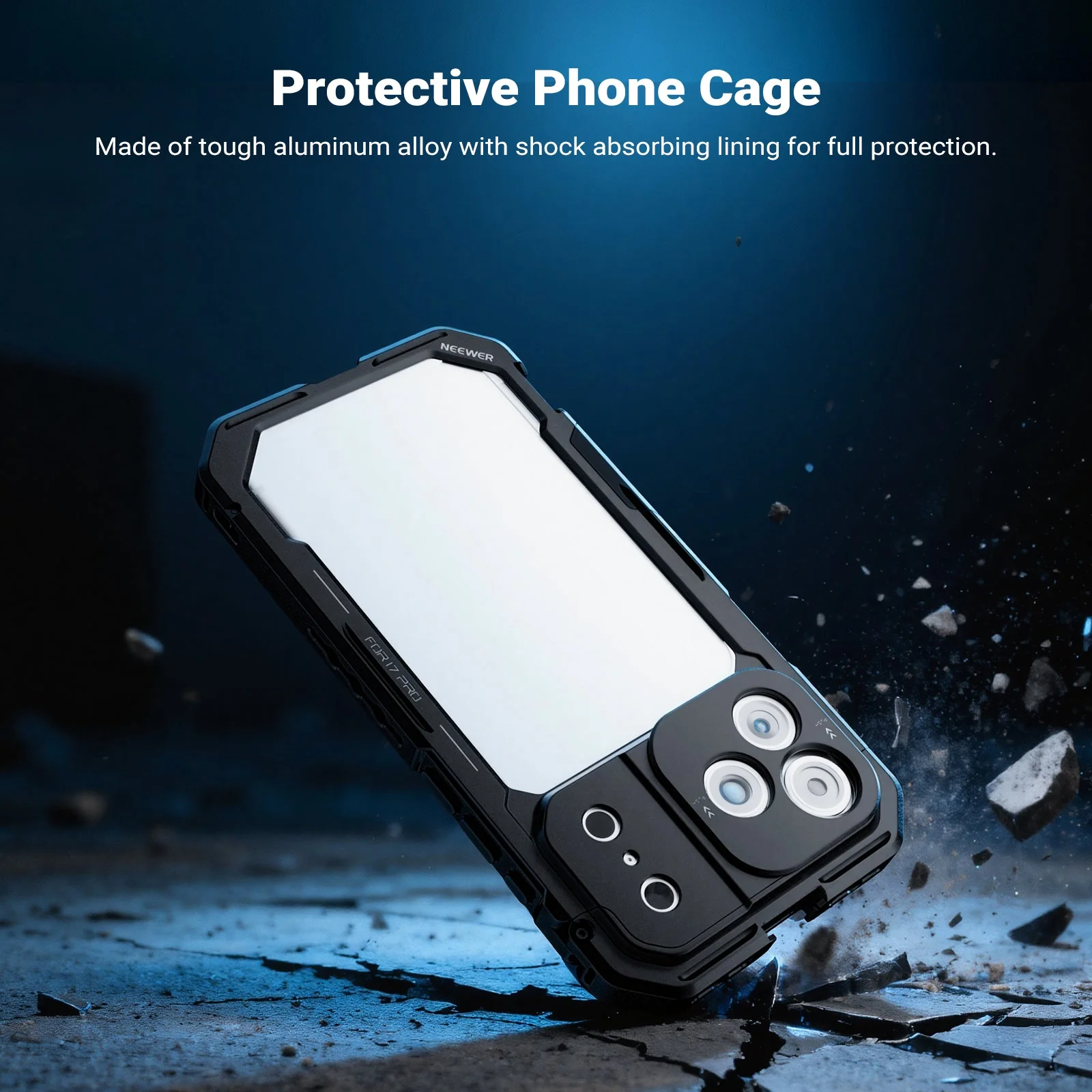 NEEWER PA143/PA144 Phone Cage Handle Kit Compatible with iPhone 17 Pro/Pro Max - Image 2