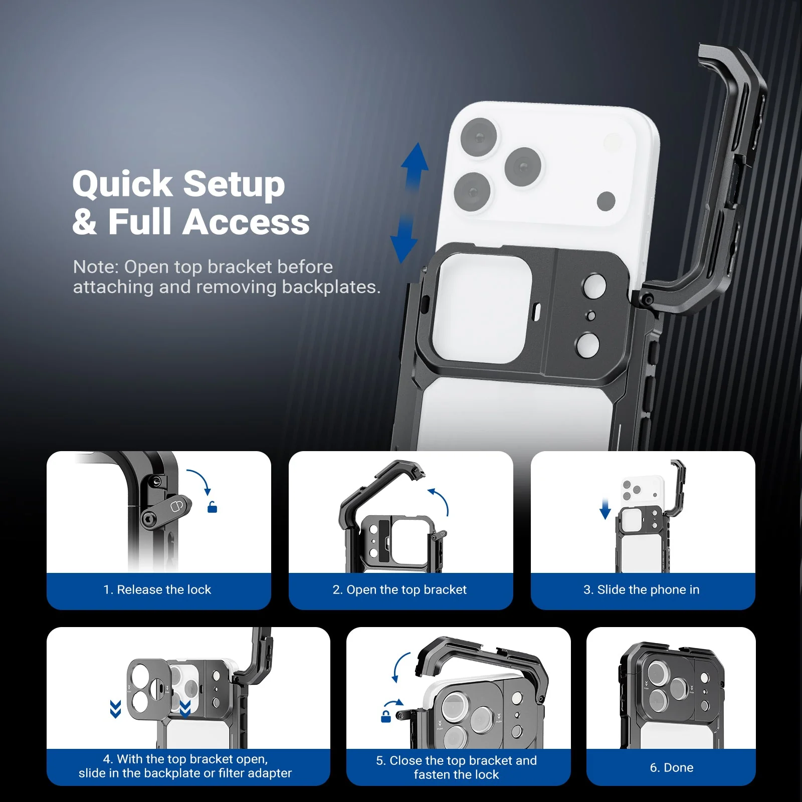 NEEWER PA143/PA144 Phone Cage Handle Kit Compatible with iPhone 17 Pro/Pro Max - Image 21