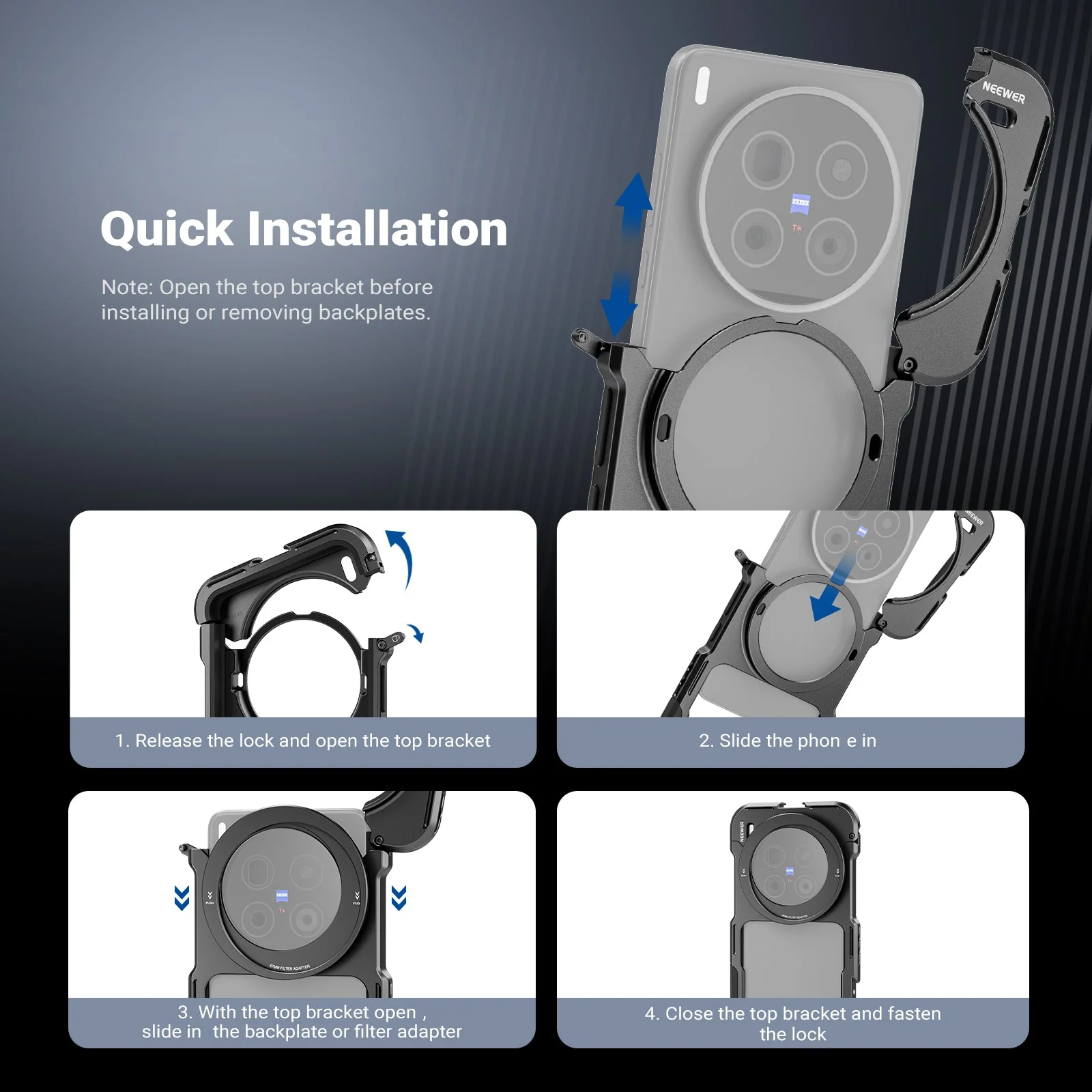 NEEWER PA146 Phone Cage For VIVO X200 Ultra - Image 2