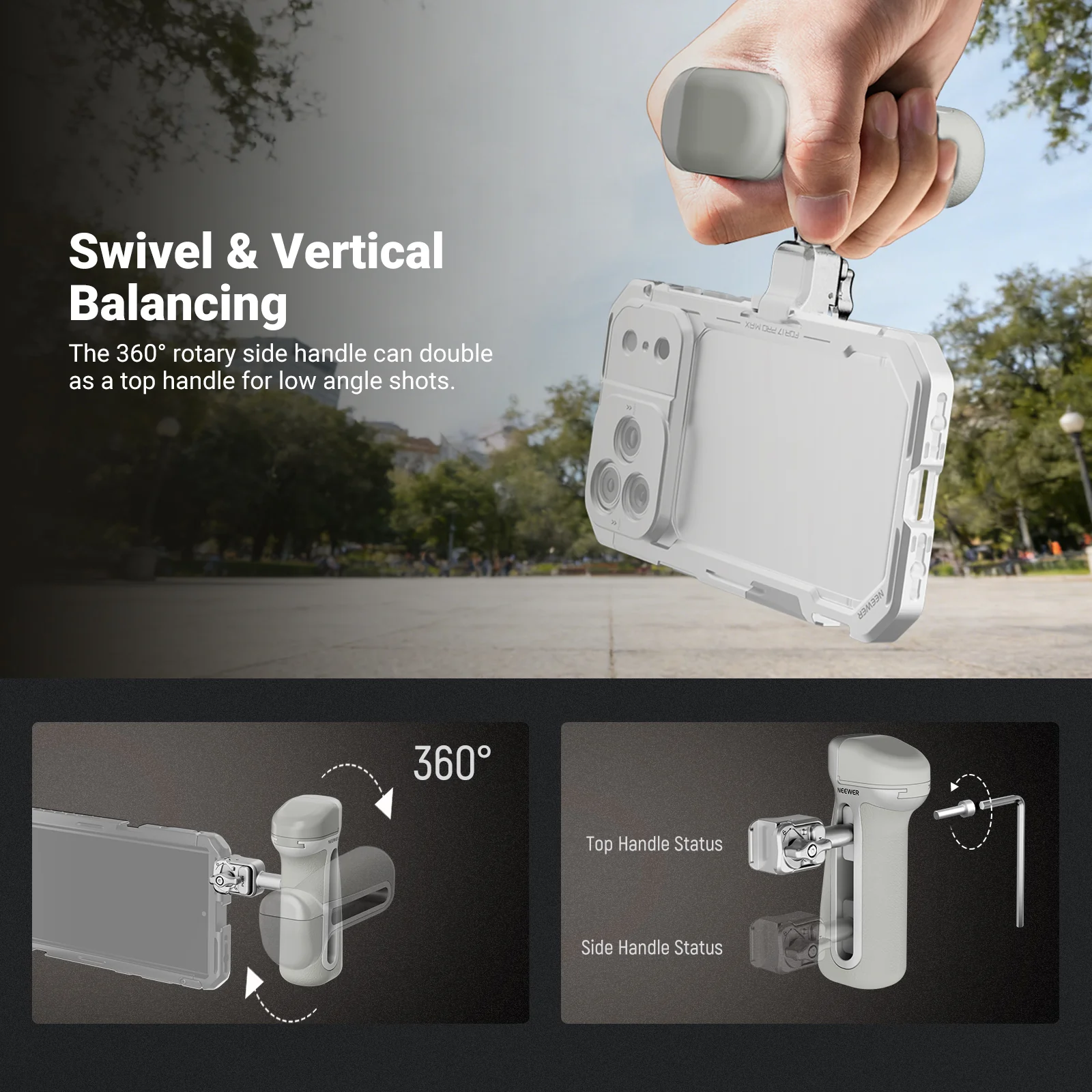 NEEWER PA148 Quick Release Side Handle - Image 13