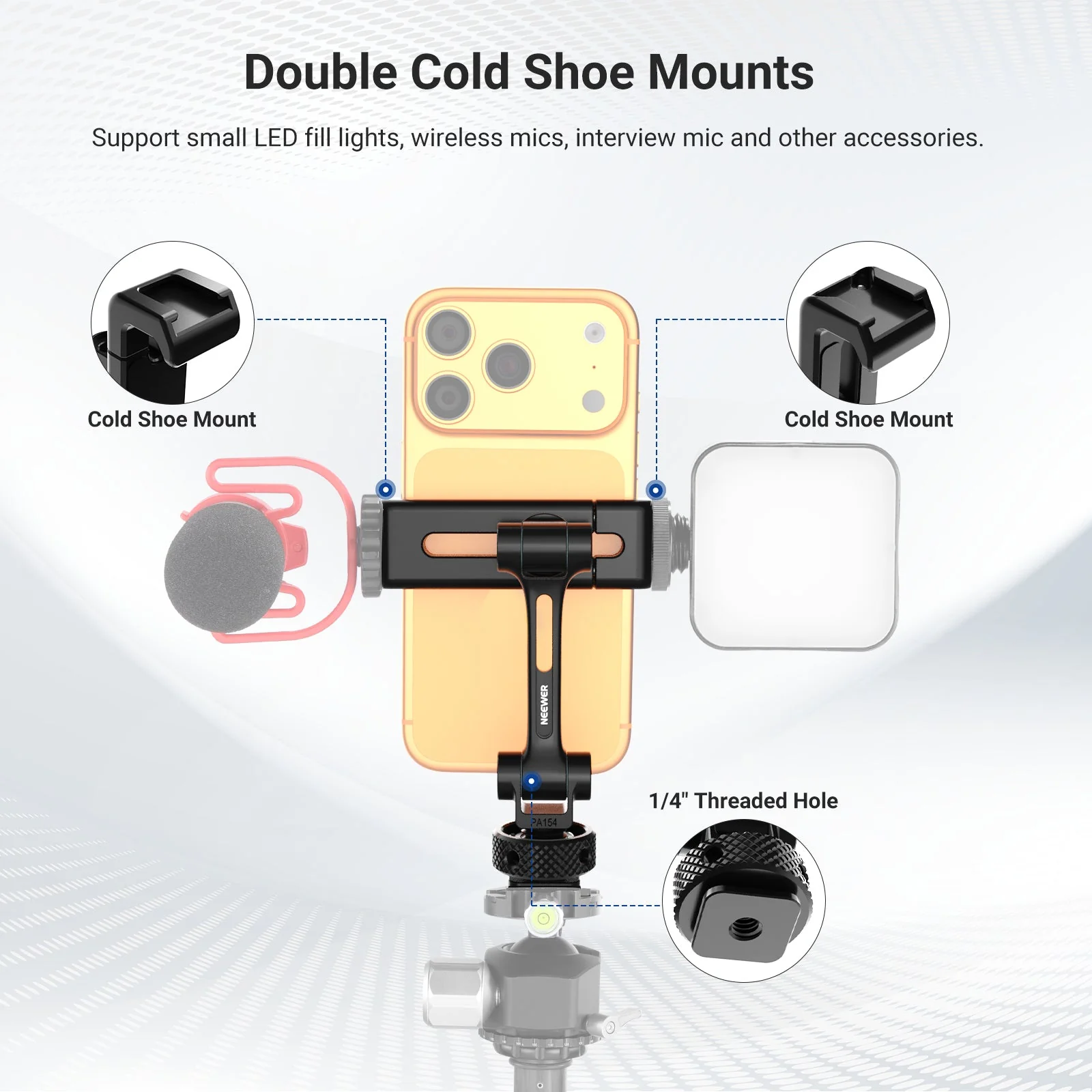 NEEWER PA154 Universal Phone Holder - Image 2