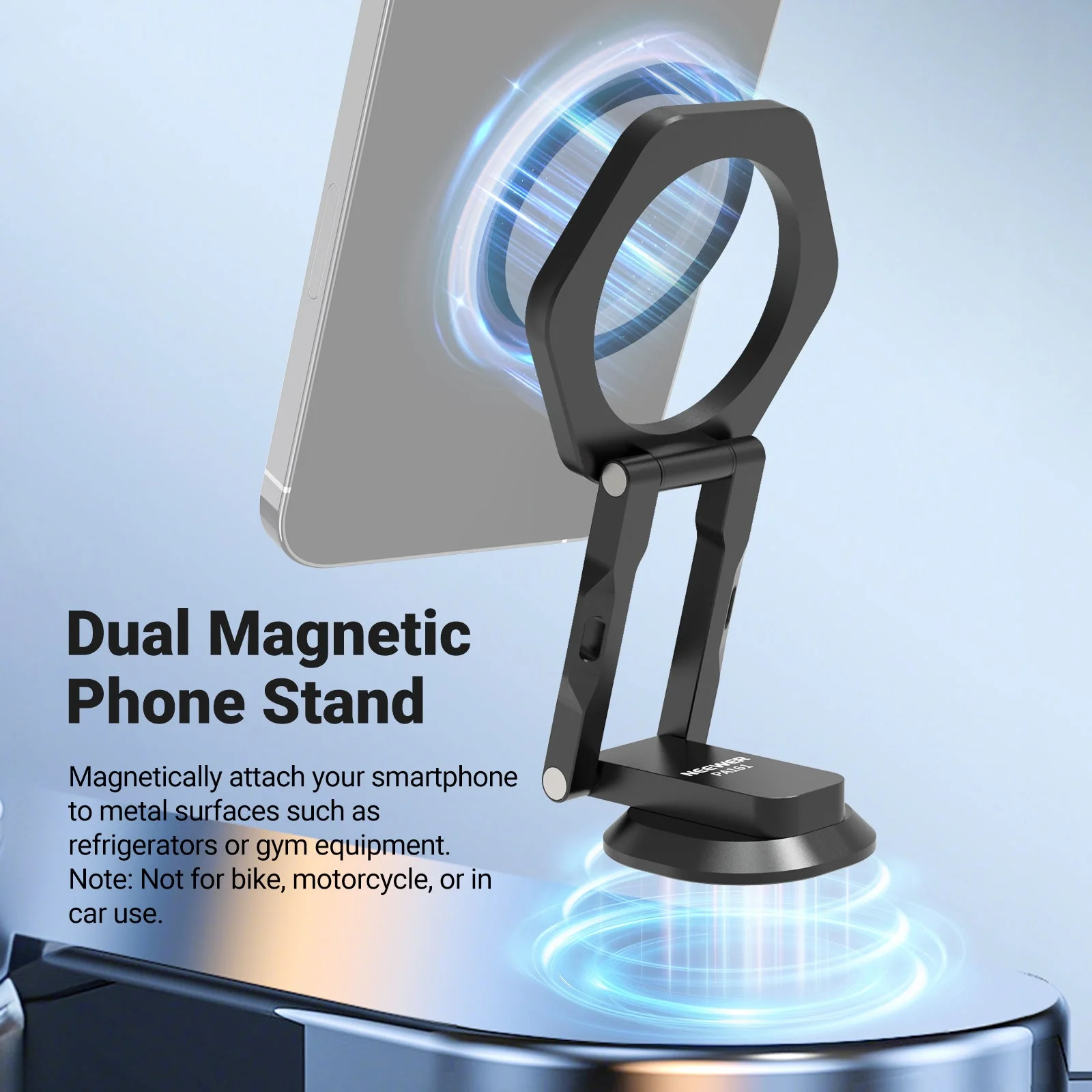 NEEWER PA161 Dual Magnetic Phone Holder - Image 2