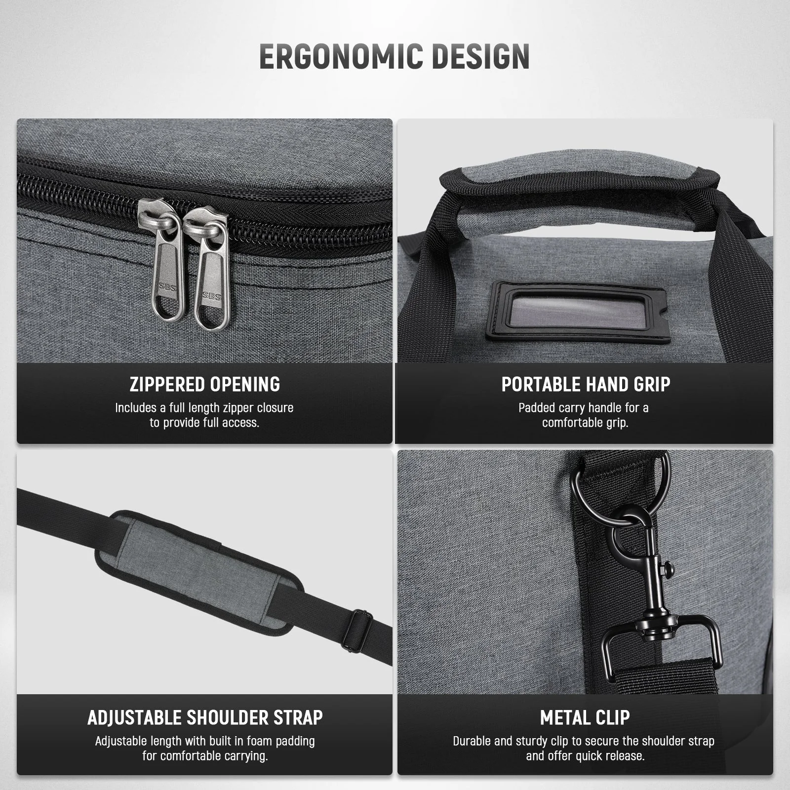 NEEWER PB6 Carrying Bag with Shoulder Strap - Image 7