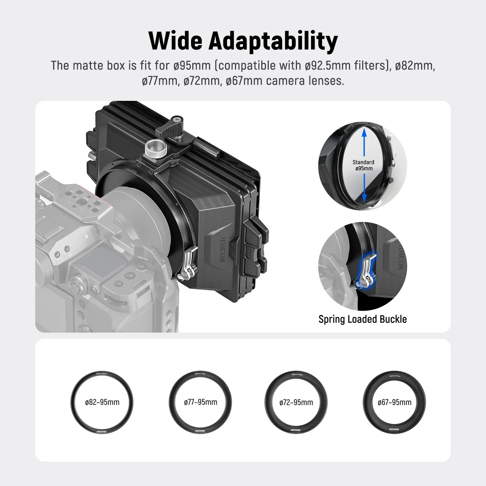 NEEWER PG002 Mini Matte Box - Image 5