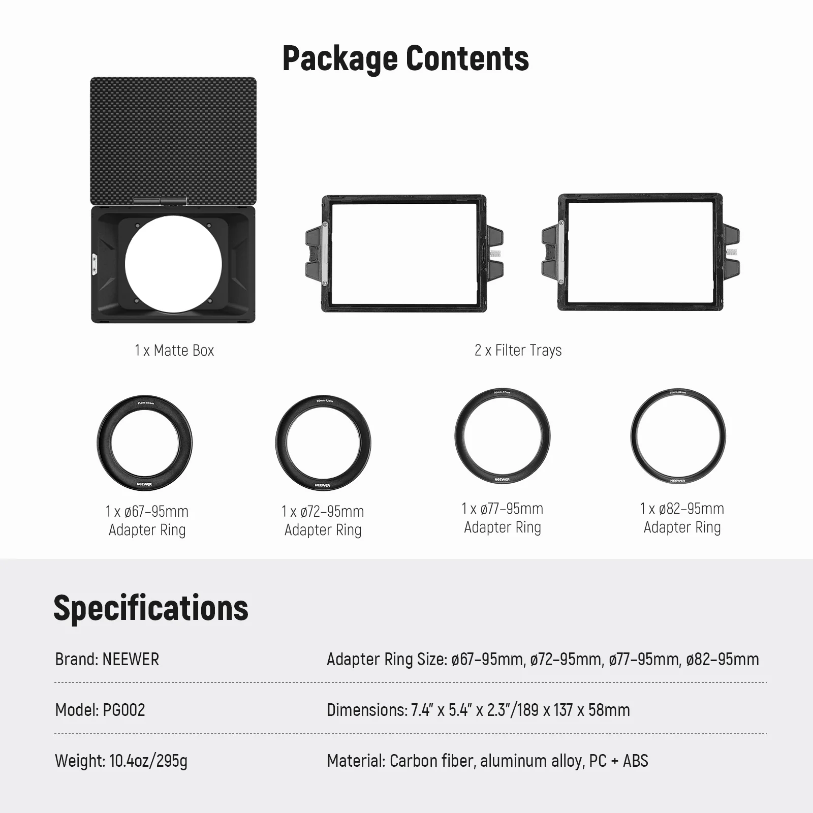 NEEWER PG002 Mini Matte Box - Image 8