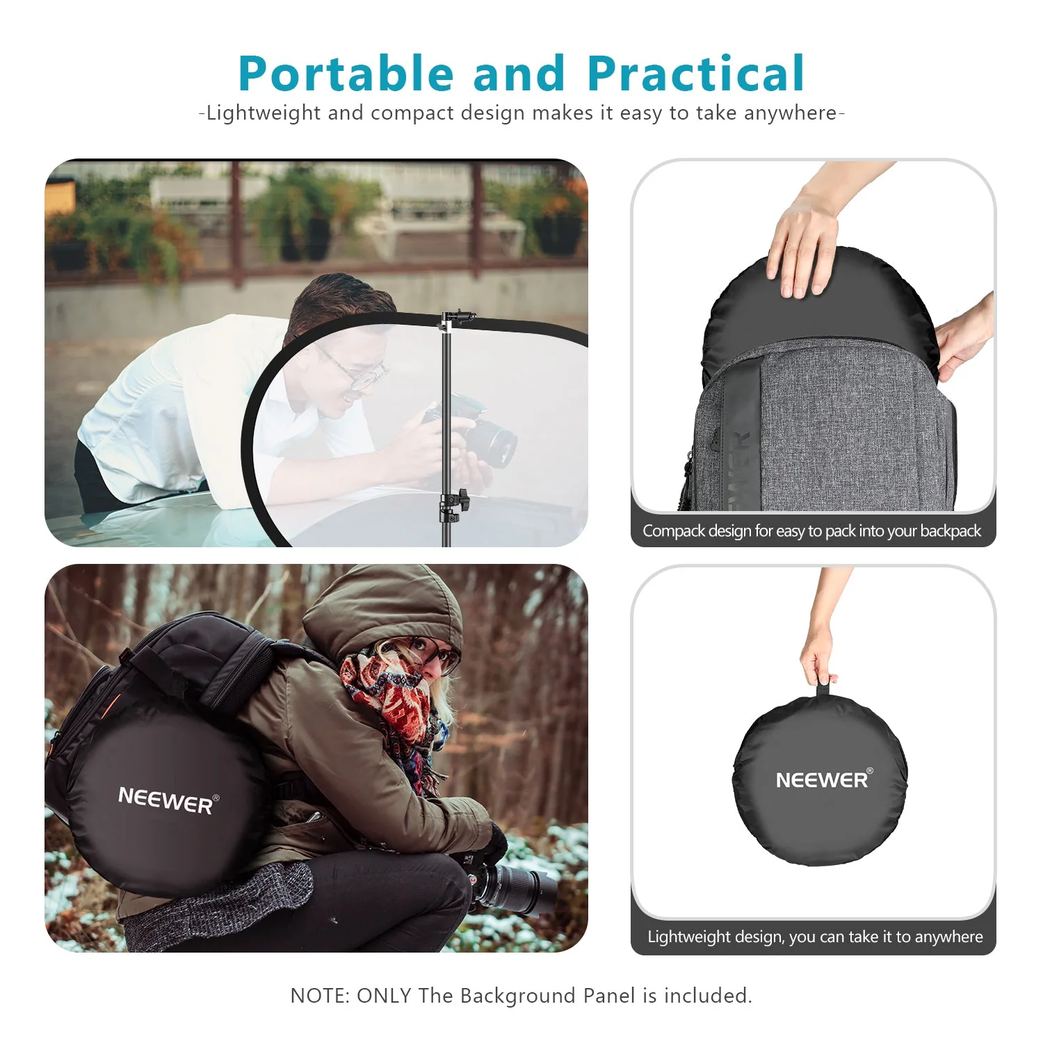 NEEWER 5x7FT / 1.5x2M Pop-out Lighting Reflector - Image 4