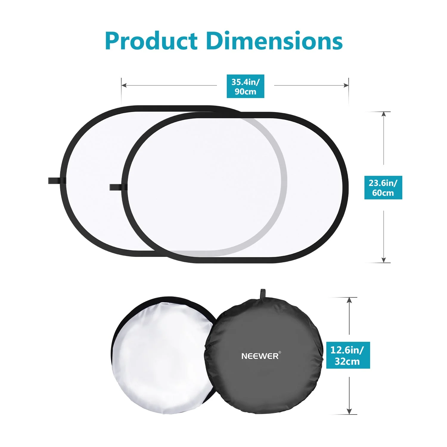 NEEWER 5x7FT / 1.5x2M Pop-out Lighting Reflector - Image 6