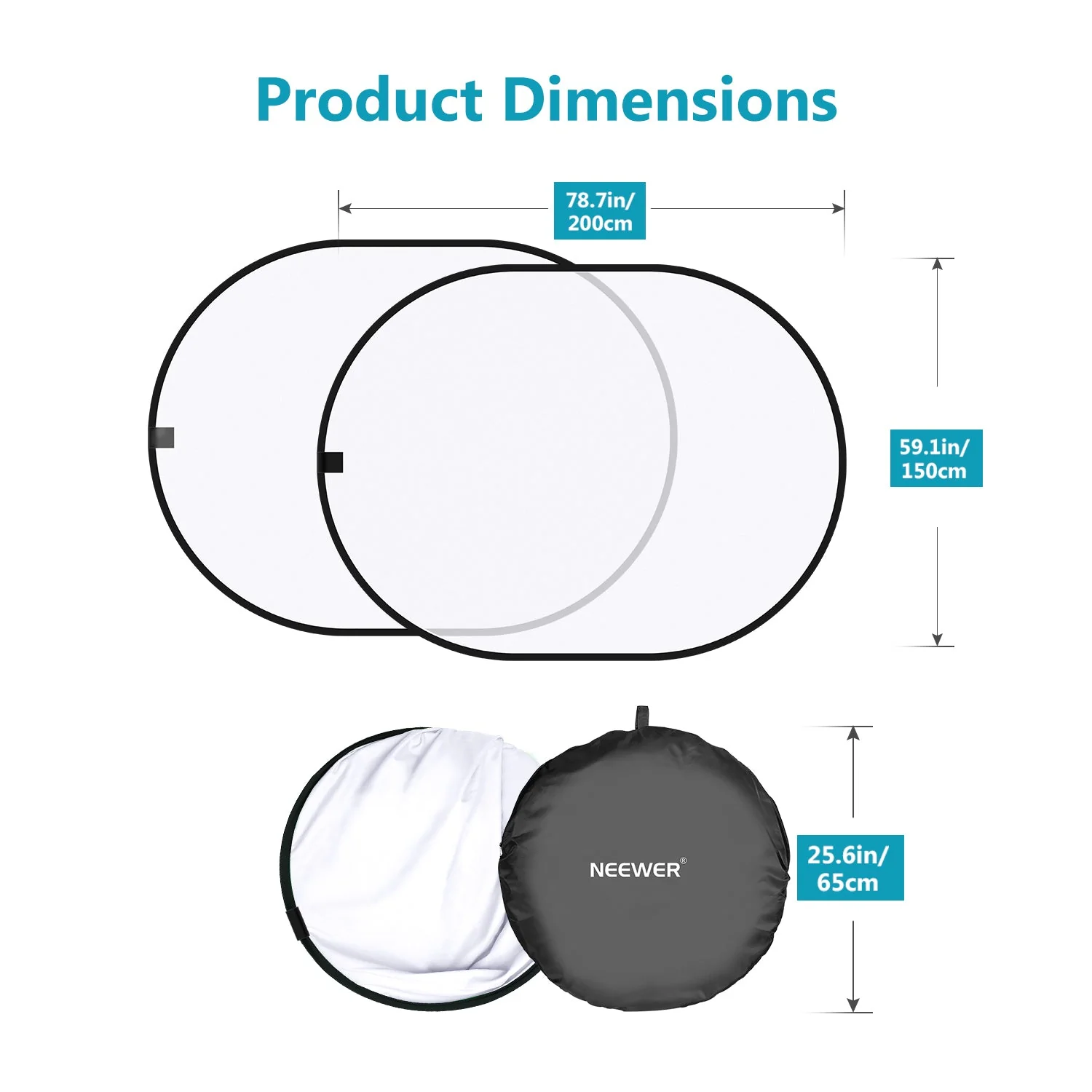 NEEWER 5x7FT / 1.5x2M Pop-out Lighting Reflector - Image 9