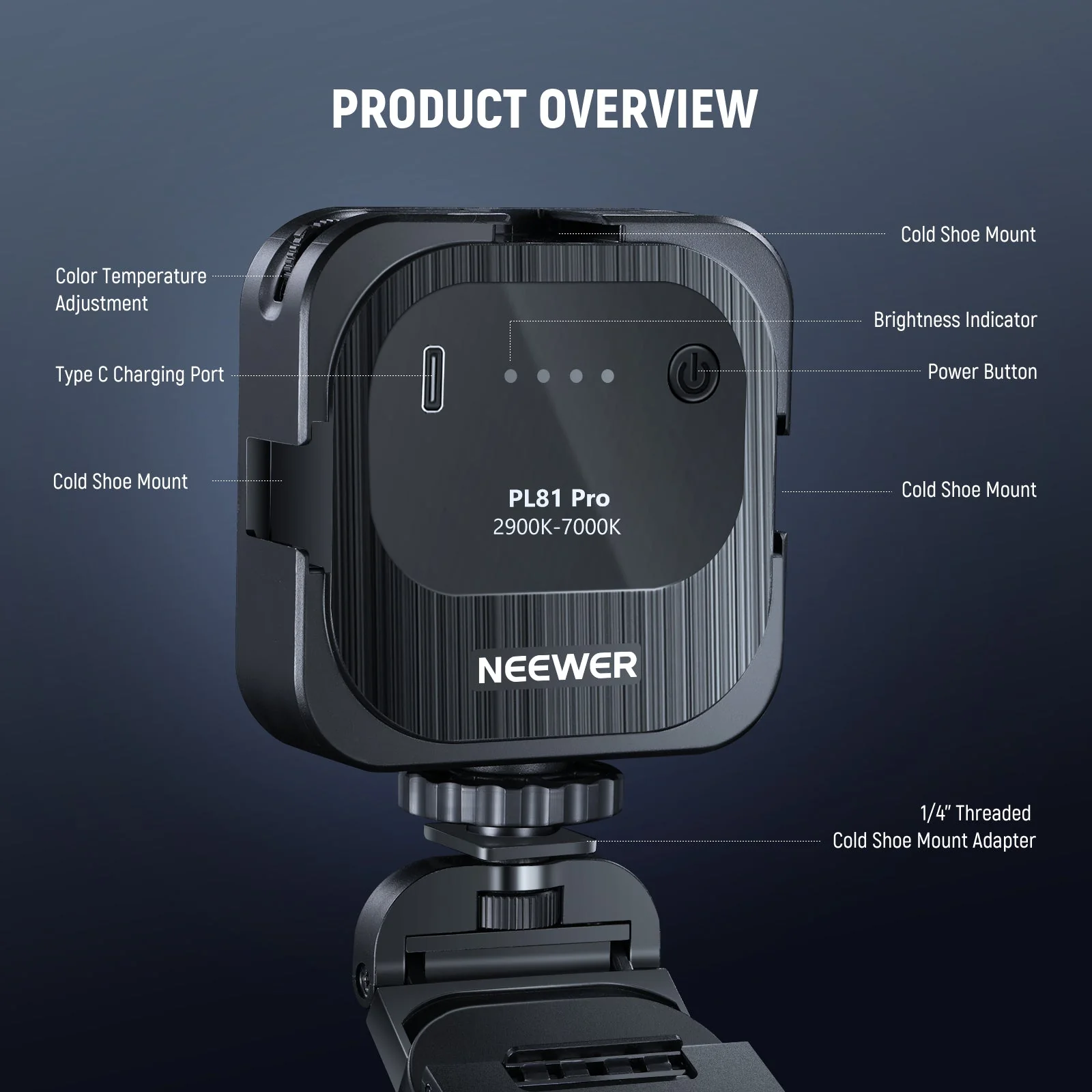 NEEWER PL81 PRO LED Video Light - Image 9