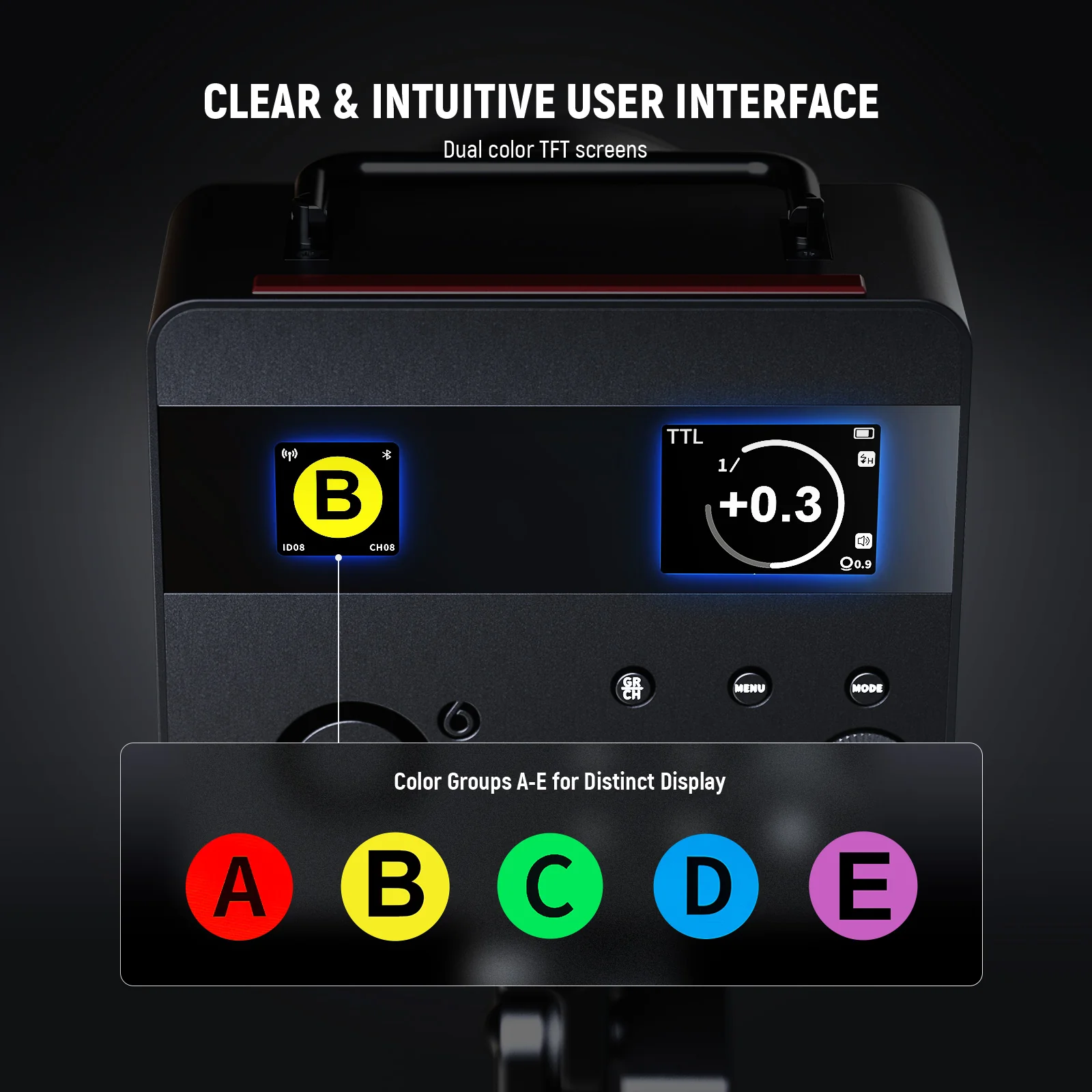 NEEWER Q6 600Ws 2.4G TTL HSS Outdoor Studio Flash - Image 3