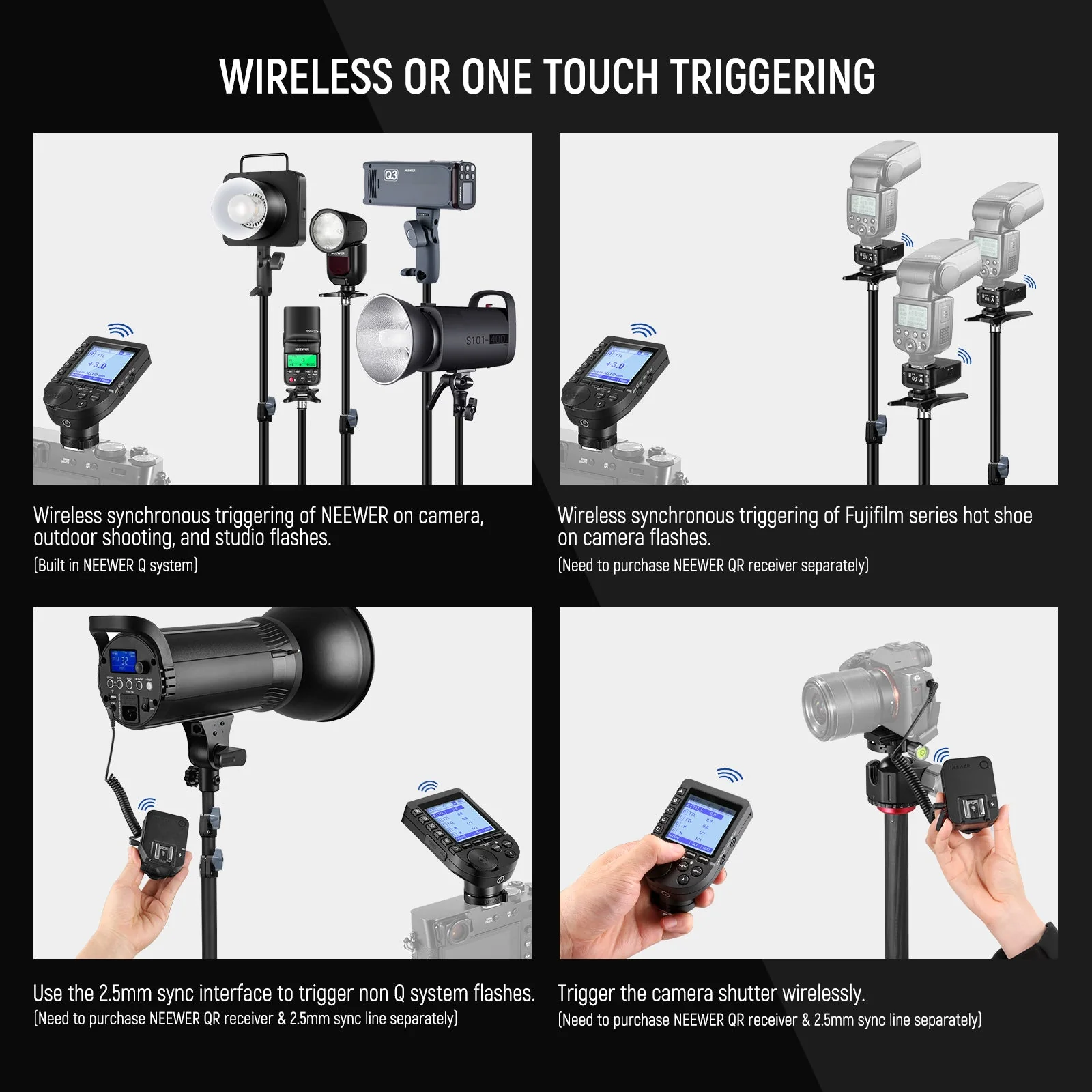 NEEWER QPRO TTL Wireless Trigger for Camera - Image 22