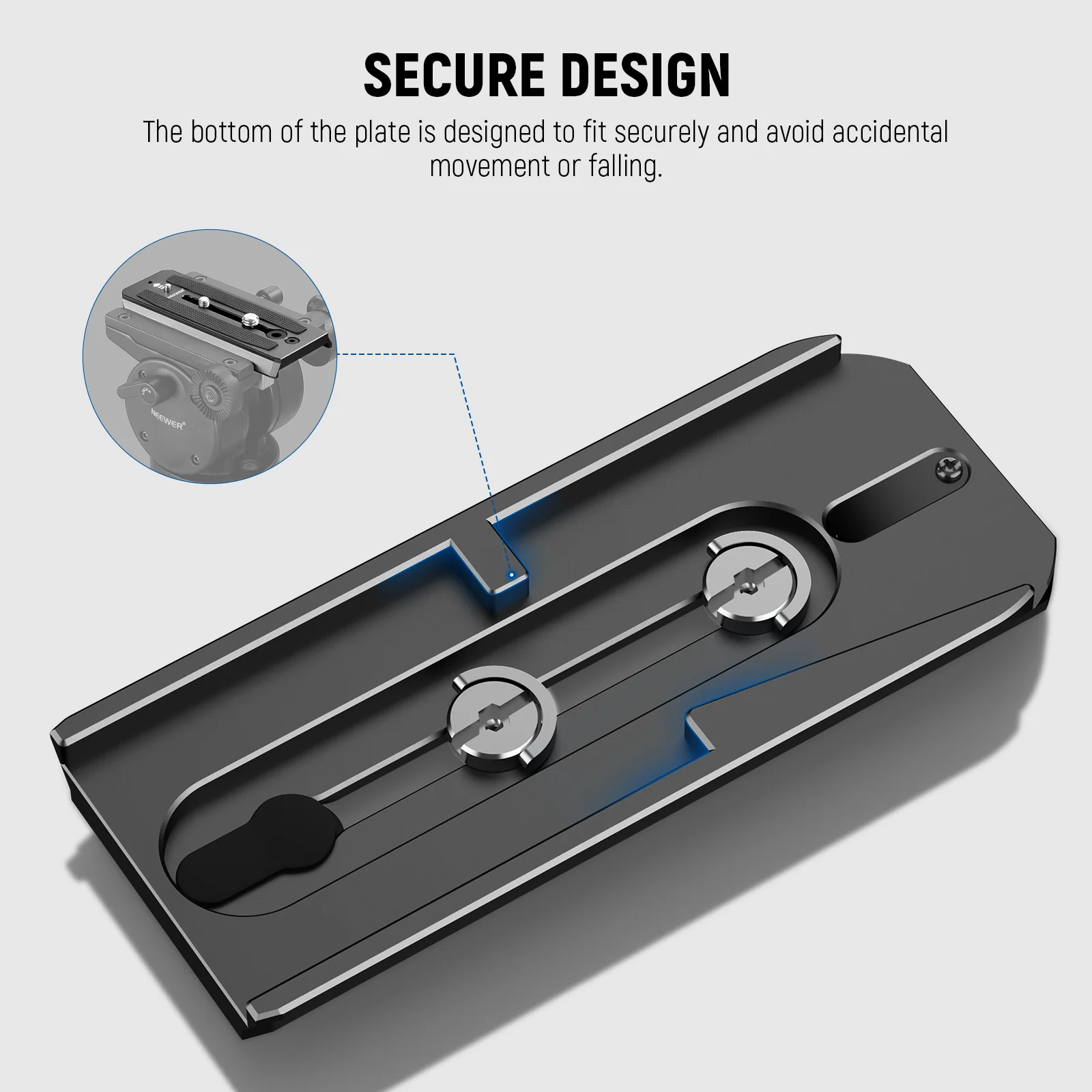 NEEWER QR5 501PL Quick Release Plate - Image 3